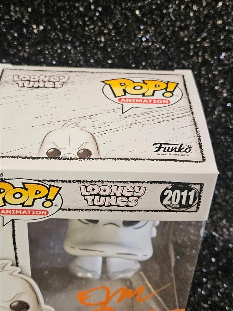 ERIC BAUZA — ERIC BAUZA HAND SIGNED AUTOGRAPHED FUNKO POP! 2011 DAFFY DUCK LOONEY FIGURE CO2, изображение 5