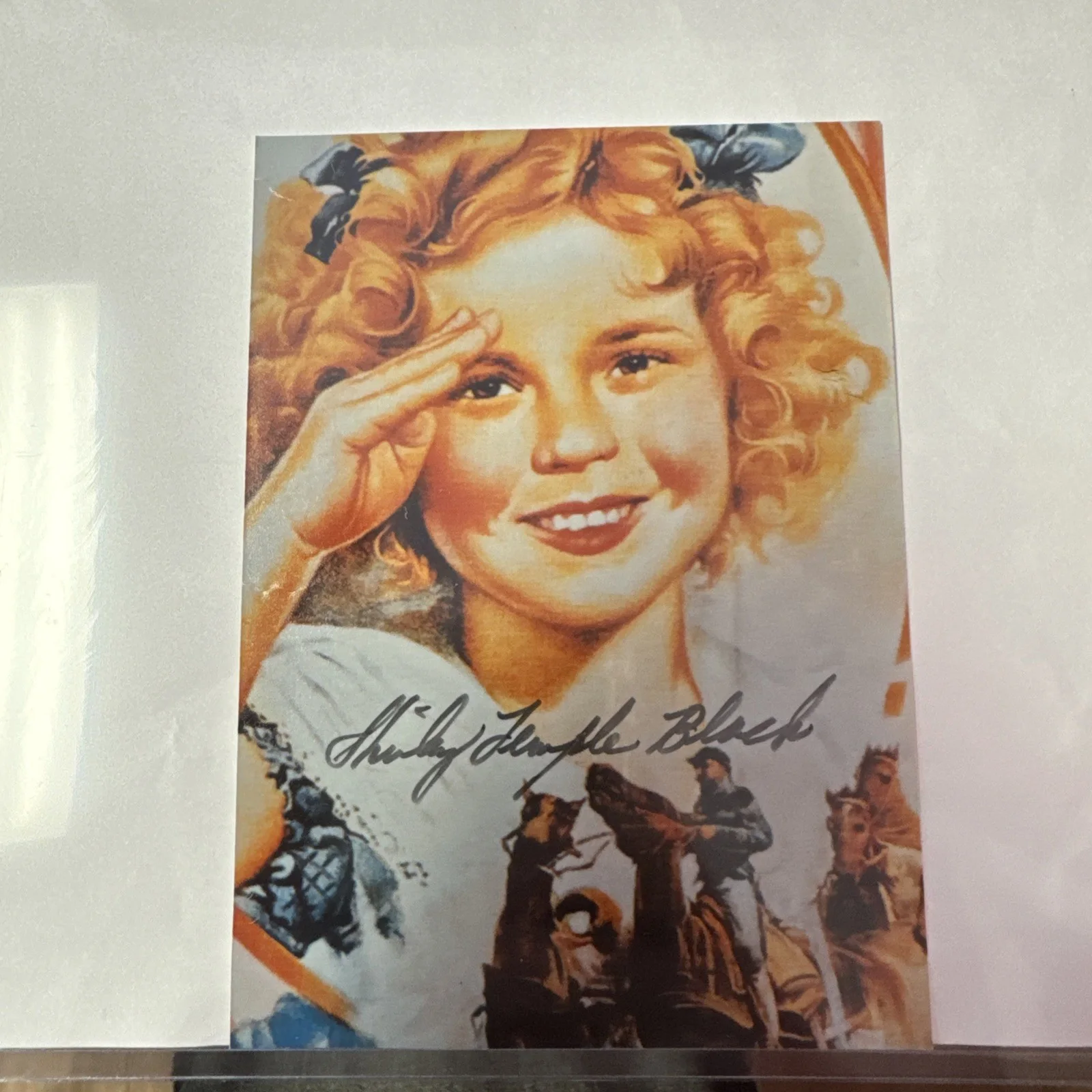 Shirley Temple Hand Signed Photo with COA, image 2