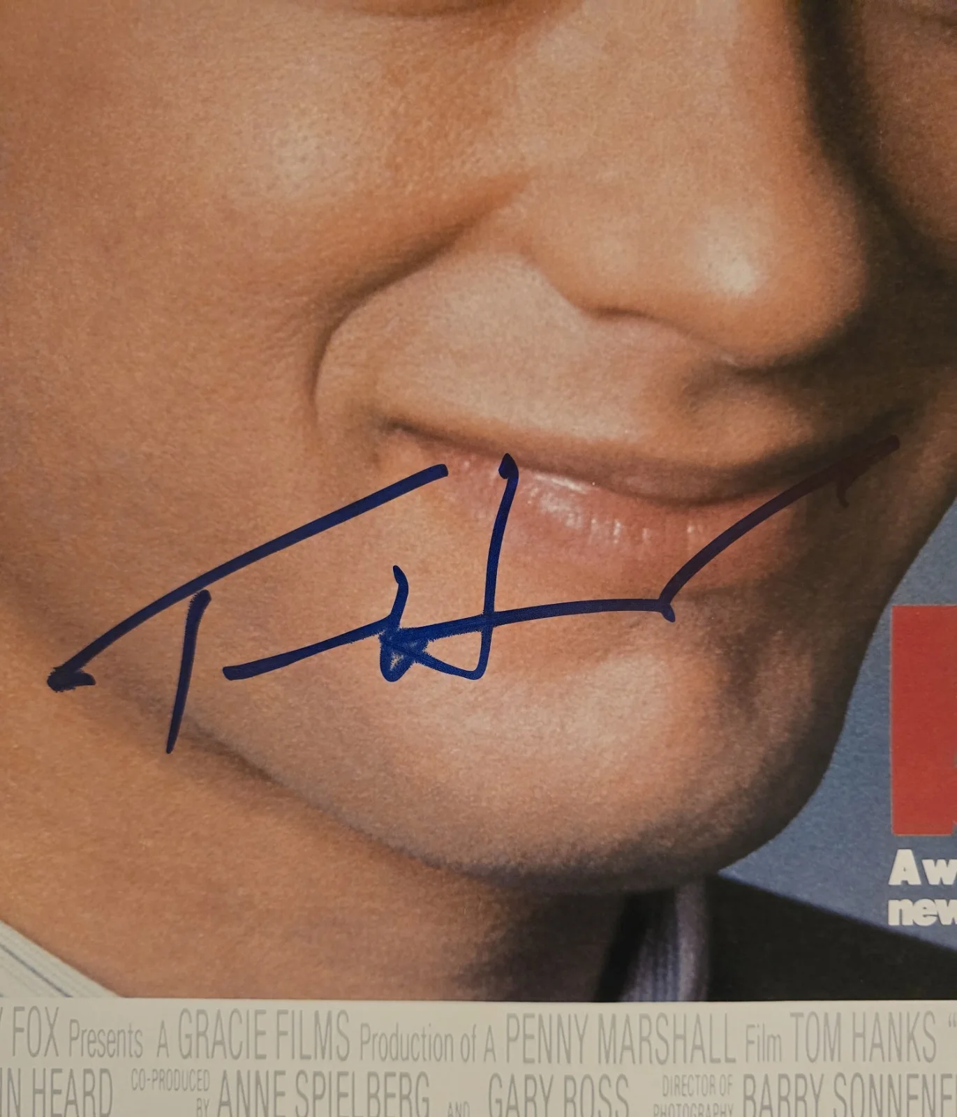 Tom Hanks — Tom Hanks Signed 12x18 Big Beckett, image 2