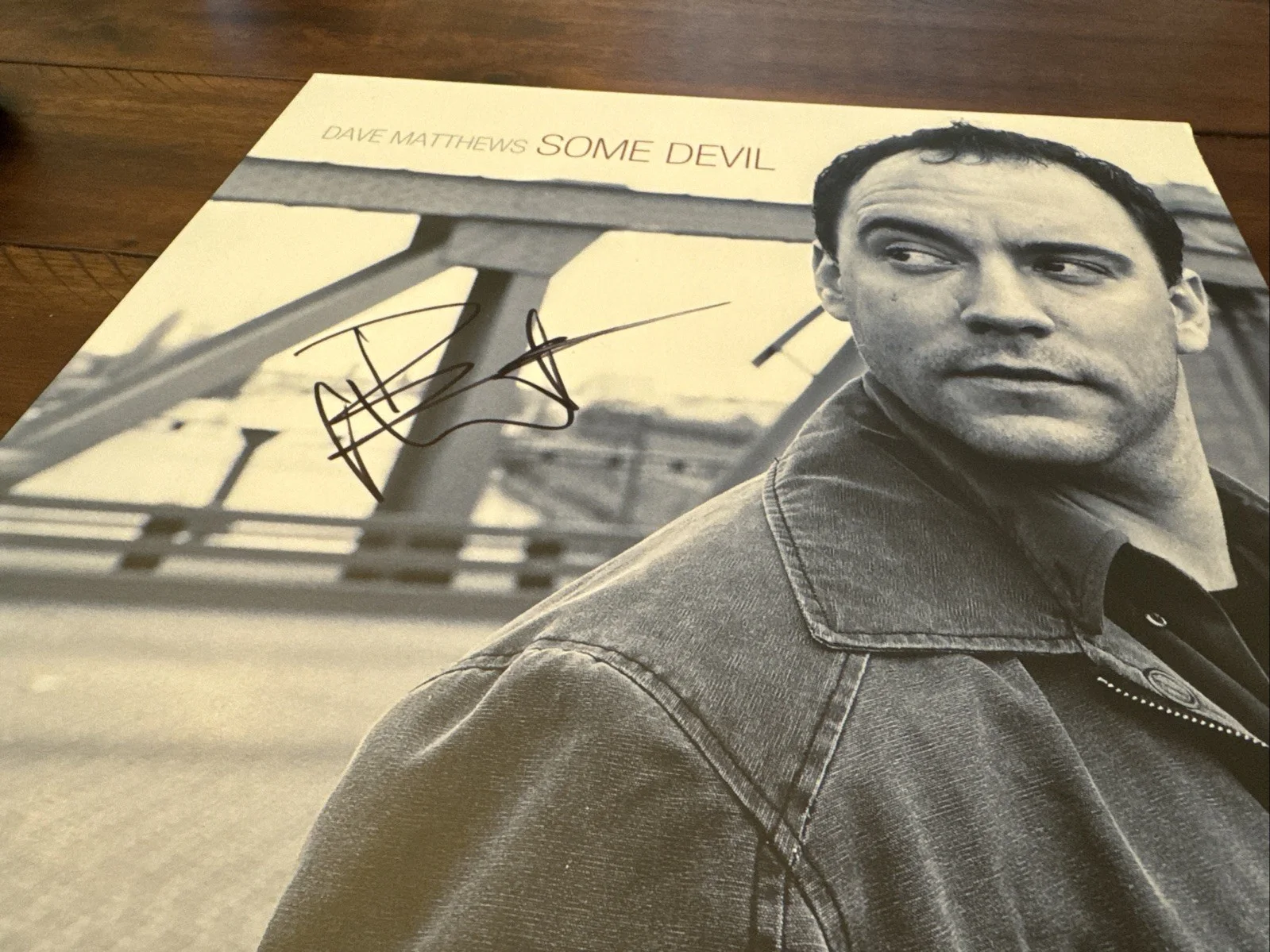 Dave Matthews Band "SOME DEVIL" Vinyl Album Signed Autographed PSA Certified !!, image 4