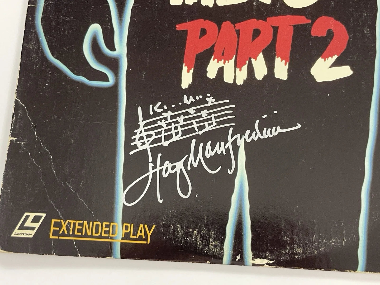 Harry Manfredini — Friday the 13th Part 2 Laserdisc Autographed by Harry Manfredini JSA Certified, image 3