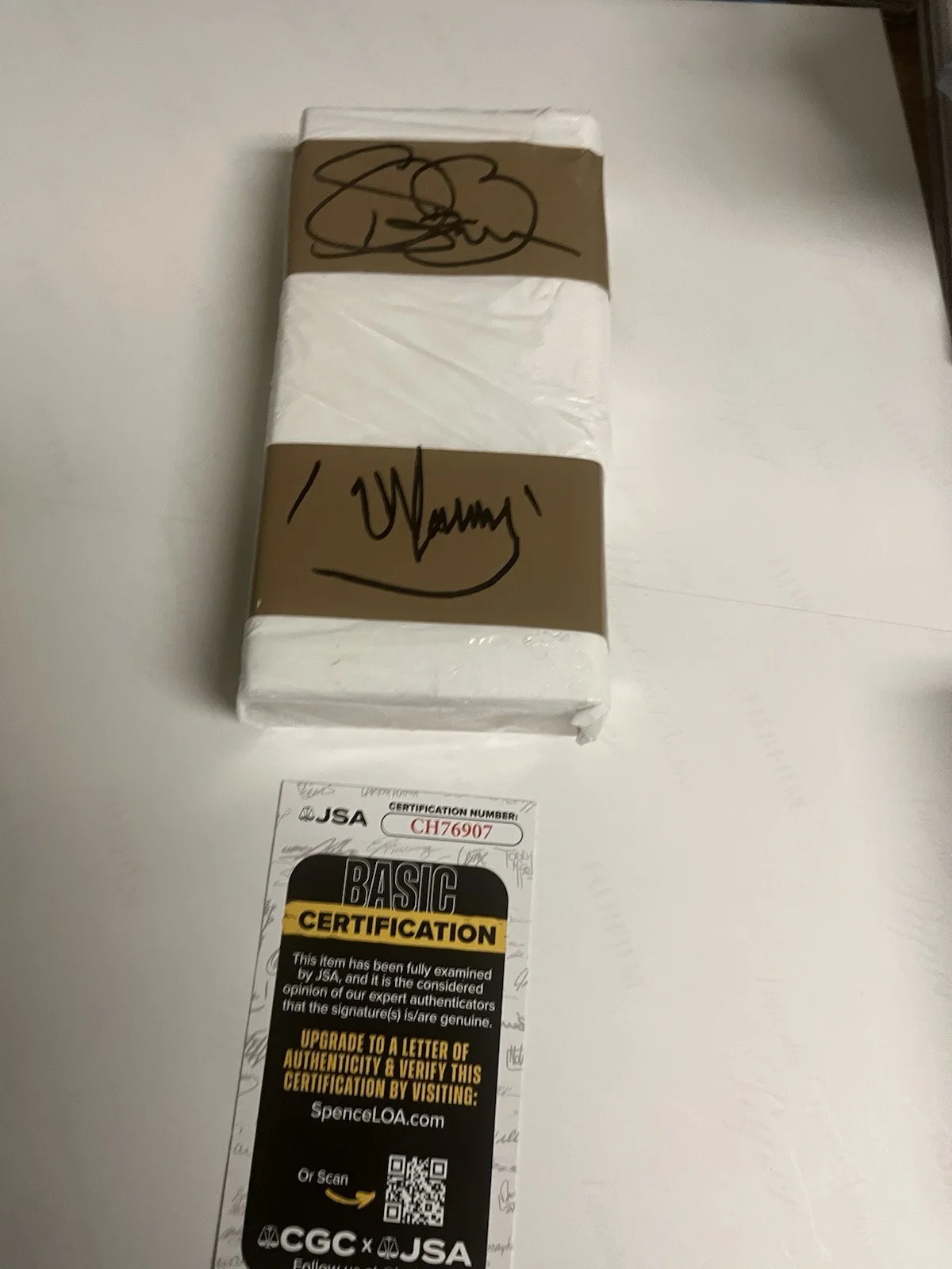Autographed Steven Bauer Fake Brick Cocaine Scarface Manny JSA Signed Auto, image 4