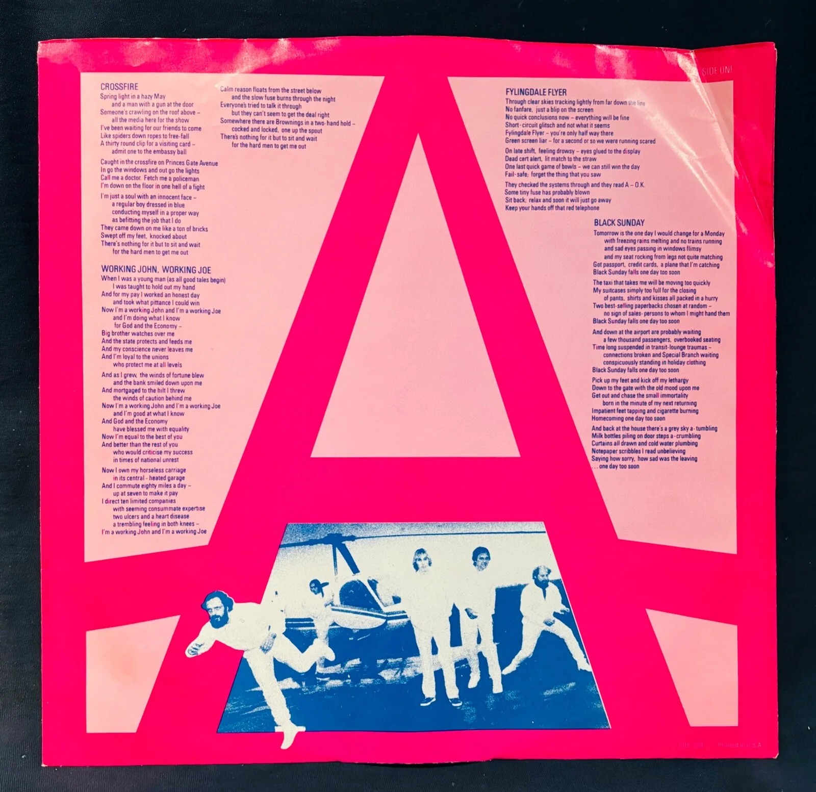 JETHRO TULL~Ian Anderson Signed "A" Album~CHRYSALIS #CHE 1301~Prog Rock, изображение 4