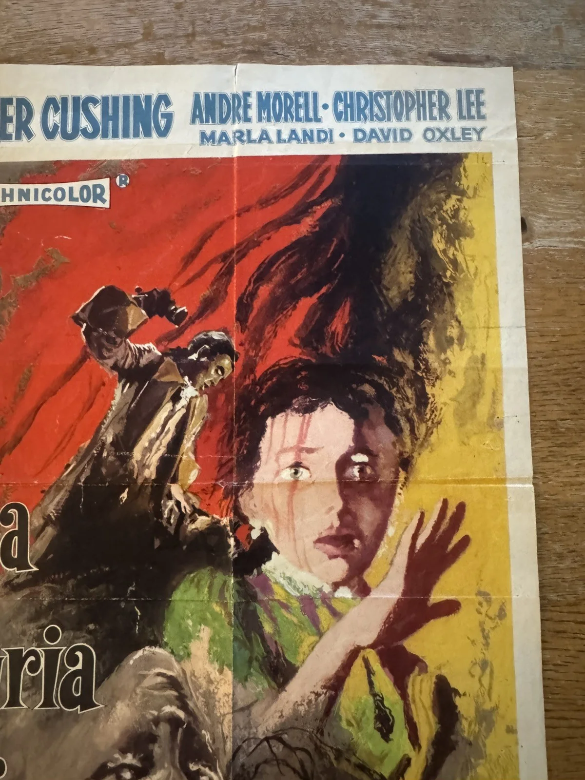 Hound of the baskerville rare Original Poster 1959 Italian, изображение 3
