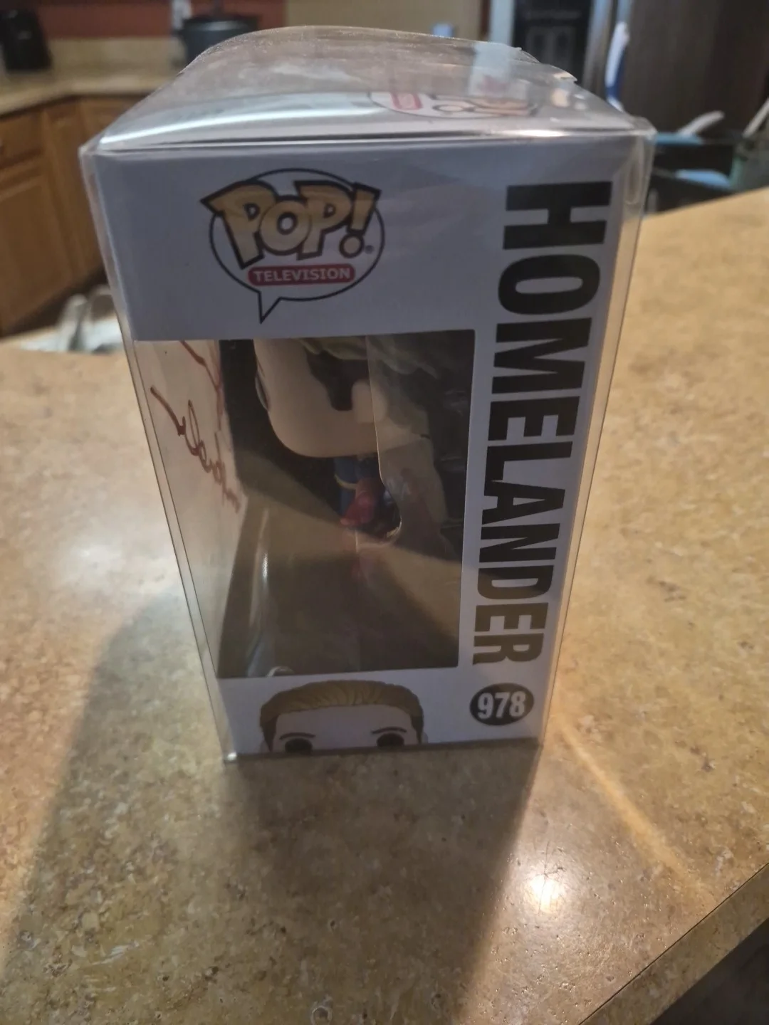 Anthony Starr — Anthony Starr The Boys TV Show signed Homelander Funko Pop Vinyl Figure, изображение 4