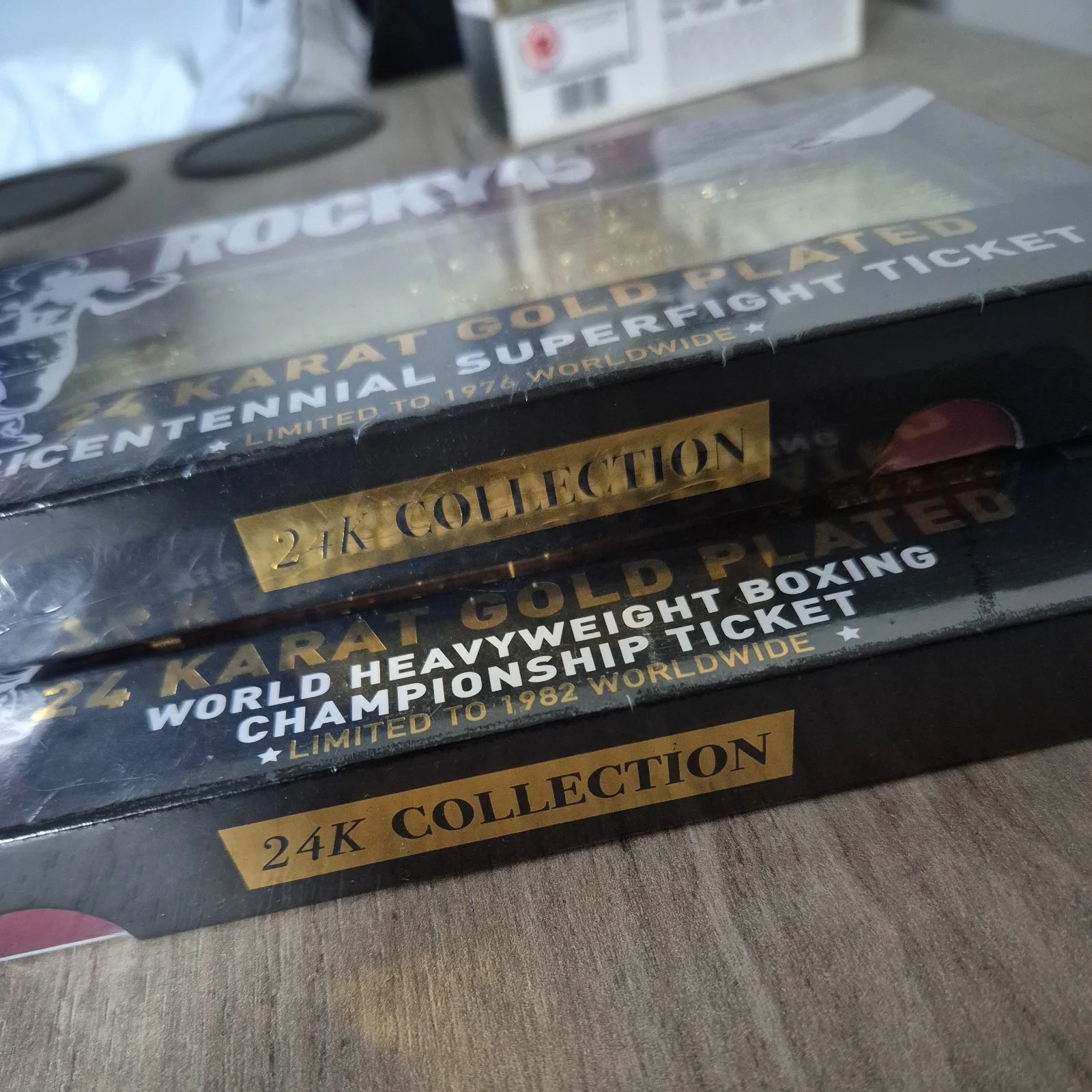 Rocky 3 and 45th Anniversary Limited Edition 24K Gold Plated Tickets, image 3