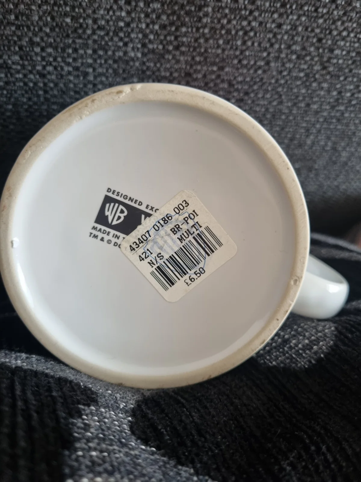 Vintage 1997 Batman & Poison Ivy Warner Bros Studio Store Mug Set DC Comics, изображение 3
