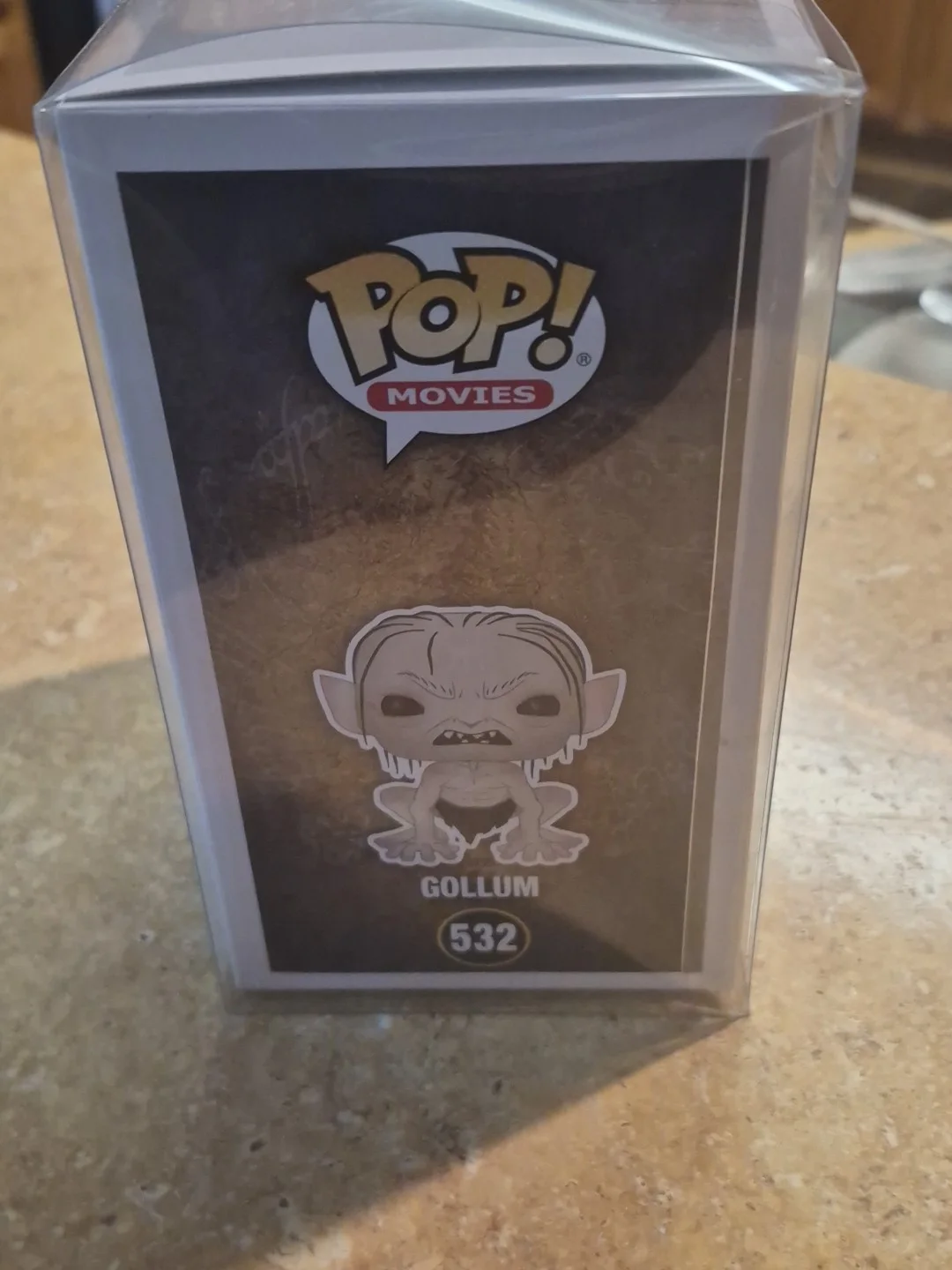 Andy Serkis — Andy Serkis The Lord Of The Rings Movies signed Gollum Funko Pop Vinyl Figure, изображение 4