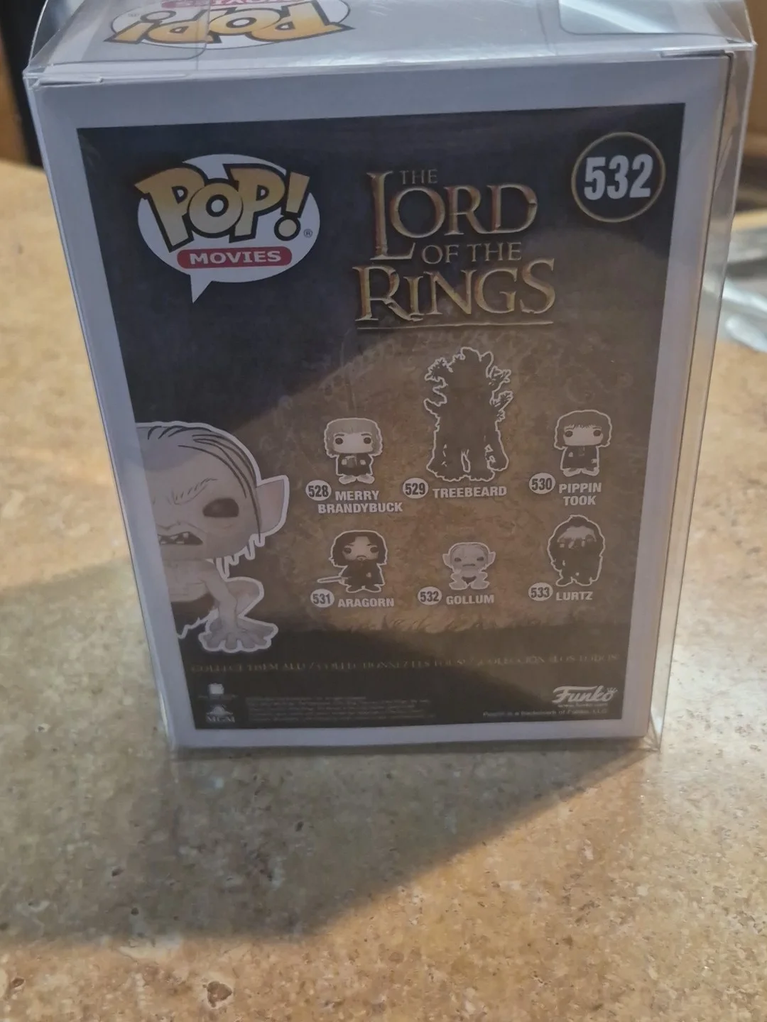 Andy Serkis — Andy Serkis The Lord Of The Rings Movies signed Gollum Funko Pop Vinyl Figure, изображение 5