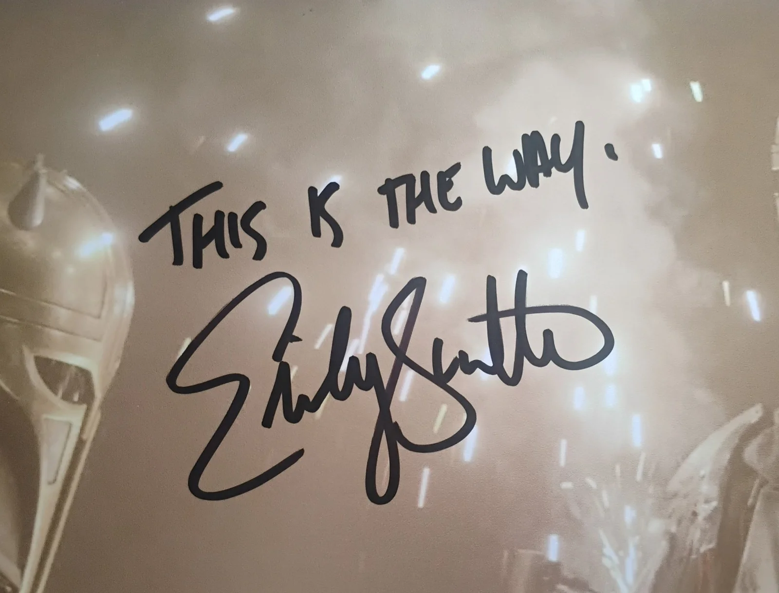 Emily Swallow Hand Signed 8x10 Photo JSA COA The Mandalorian NO TARIFFS, изображение 3