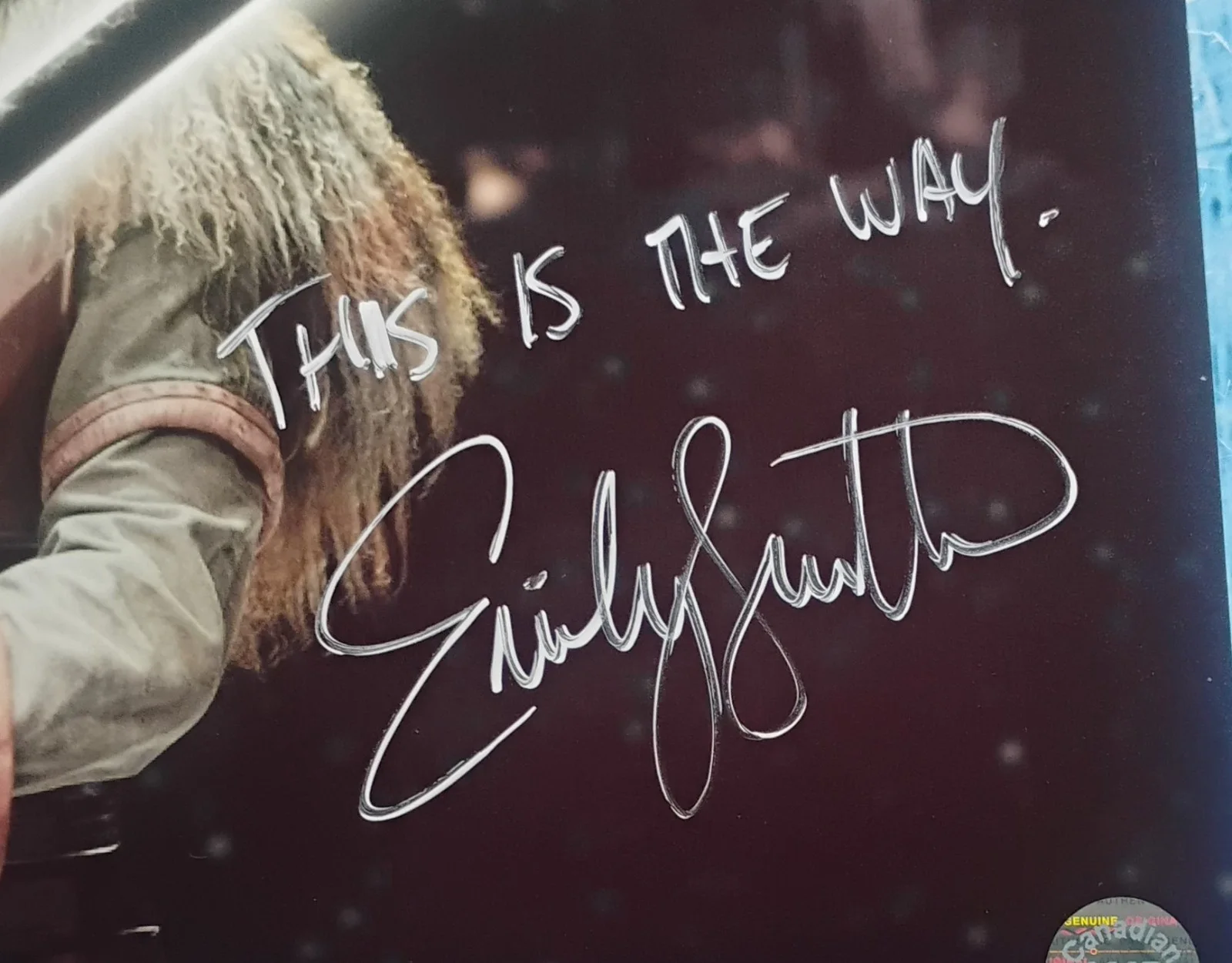 Emily Swallow Hand Signed 8x10 Photo JSA COA The Mandalorian NO TARIFFS, изображение 3