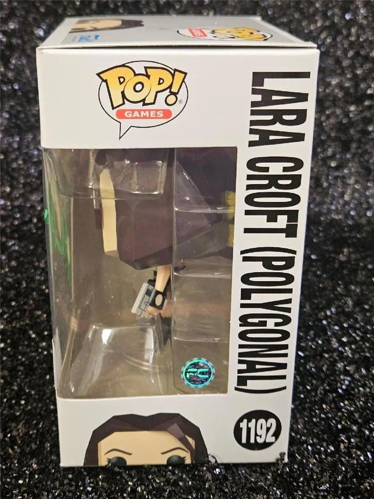 ALICIA VIKANDER — ALICIA VIKANDER SIGNED FUNKO POP! TOMB RAIDER 1192 LARA CROFT POLYGONAL COA, image 4
