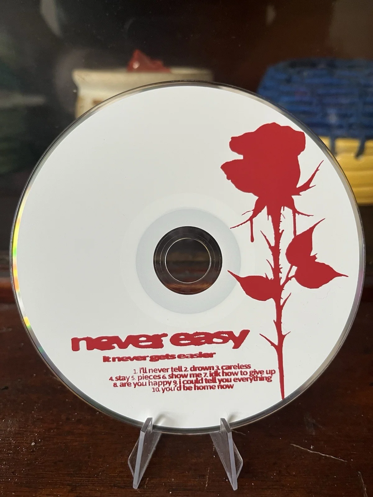 Never Easy Signed Music CD & Booklet Rock & Pop Autographed Original, image 3