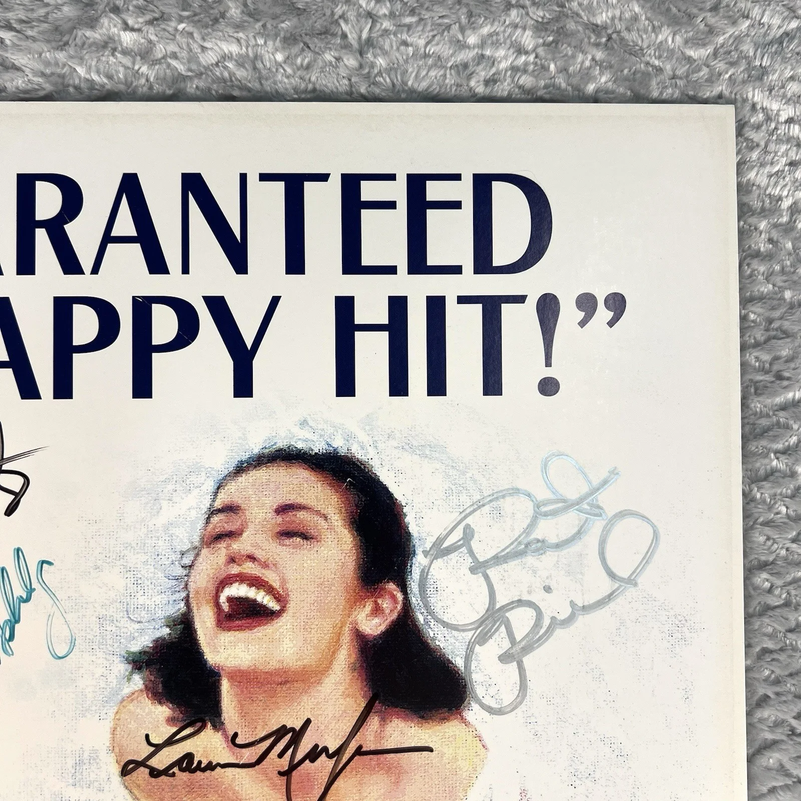 Mamma Mia Signed Autographed 14x22 Window Card Broadway 2005 Cast San Diego, image 5