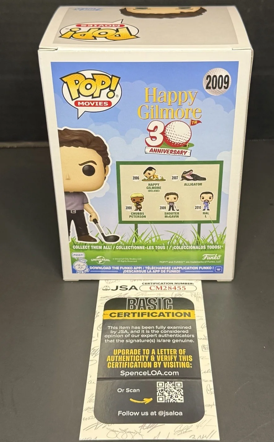 Christopher McDonald — Christopher McDonald Signed Happy Gilmore Shooter McGavin Funko Autographed JSA, image 4