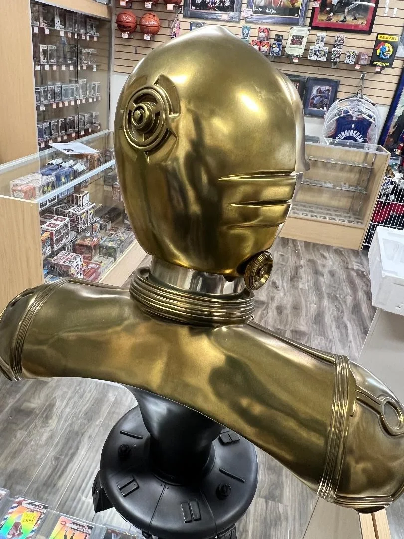 Anthony Daniels — PSA/DNA Authentic Anthony Daniels Autograph Life Size Star Wars C-3PO Bust /750, изображение 4