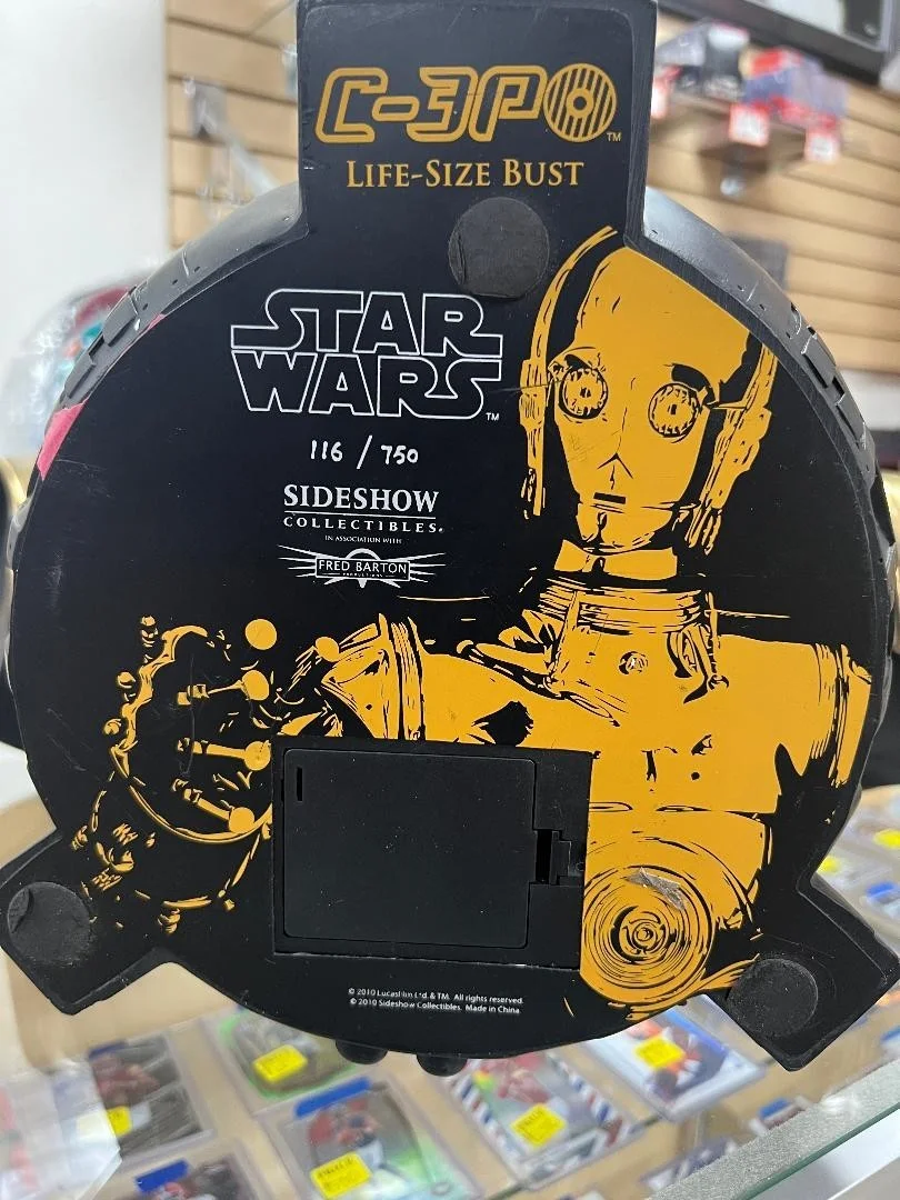 Anthony Daniels — PSA/DNA Authentic Anthony Daniels Autograph Life Size Star Wars C-3PO Bust /750, изображение 5