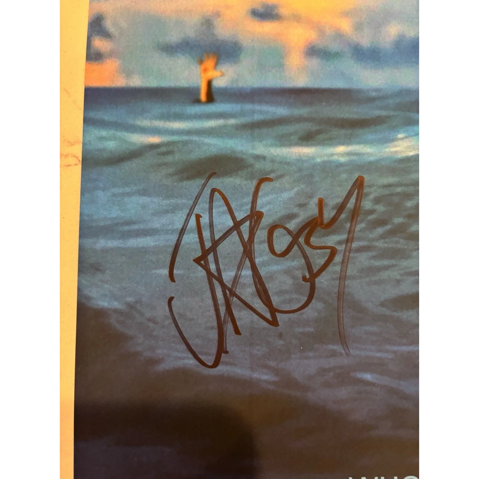Papa Roach - Who Do You Trust Signed LP Size Card Autographed #2, image 3