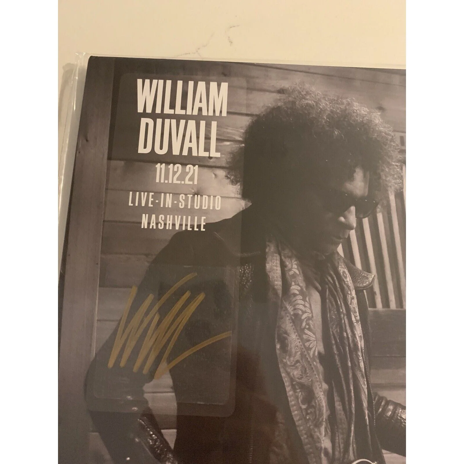 WILLIAM DUVALL- ALICE IN CHAINS- AUTOGRAPHED SIGNED VINYL ALBUM- Coke Bottle, image 2