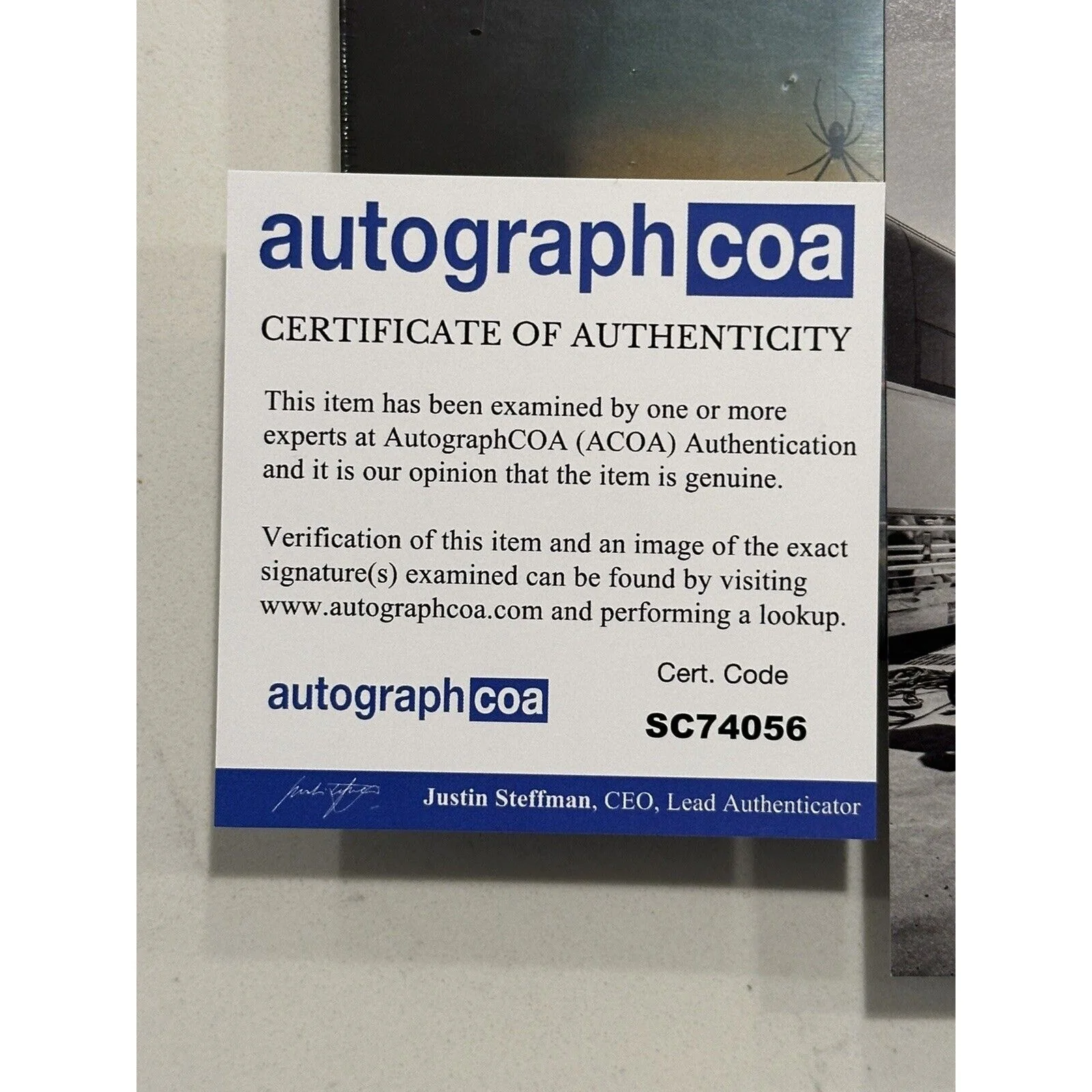 Alice Cooper Road Signed ACOA COA RARE AUTOGRAPHED CD And DVD, image 5