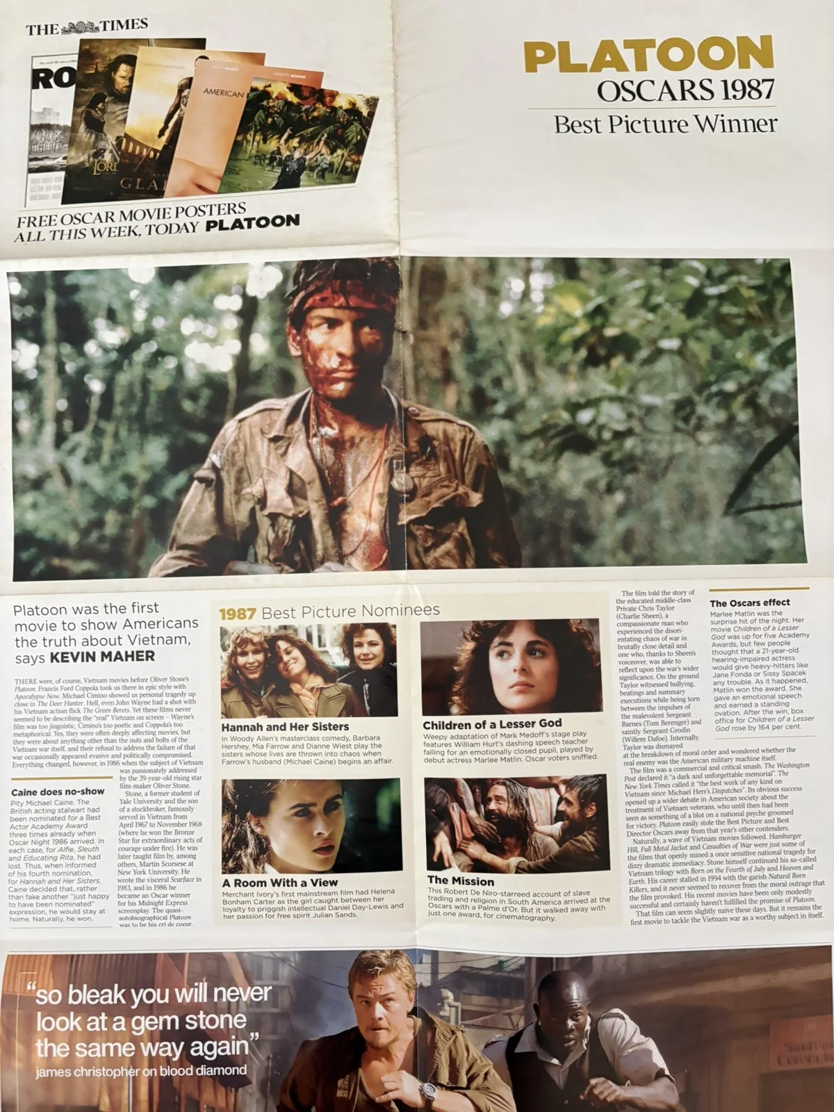6 Reproduction Posters Oscar Winning and Classic Films from The Times, изображение 4