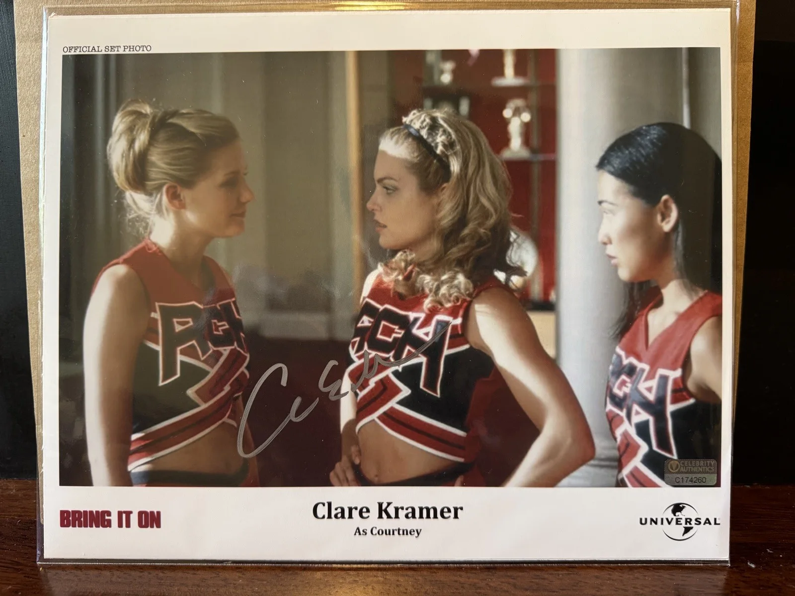 Clare Kramer — Clare Kramer Signed Bring It On Courtney 8x10 Promo Photo Autograph