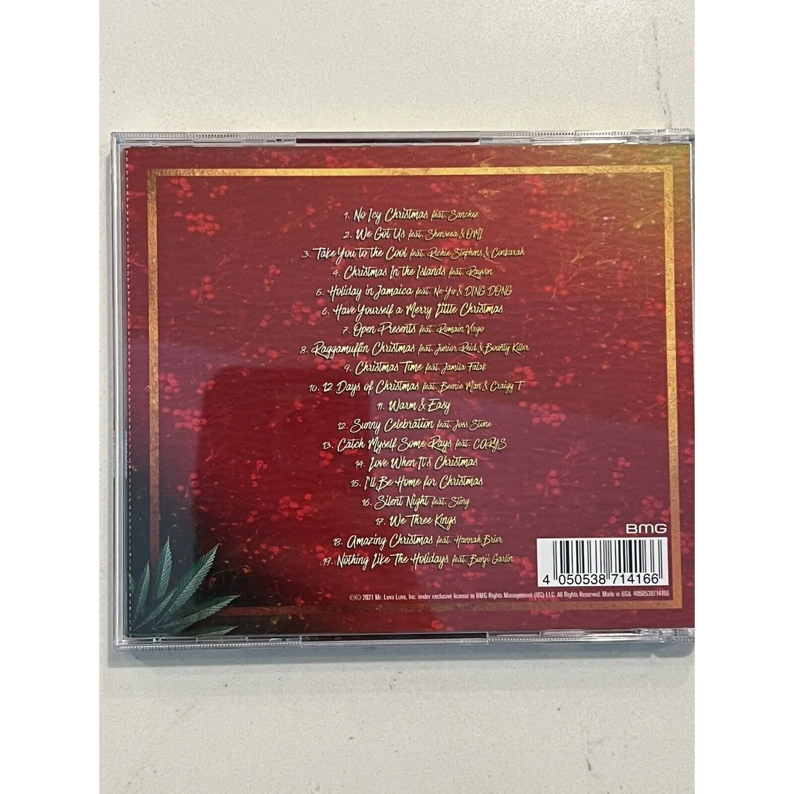 SHAGGY - AUTOGRAPHED "CHRISTMAS IN THE ISLANDS" SIGNED CD BOOKLET & NEW CD 2021, изображение 4