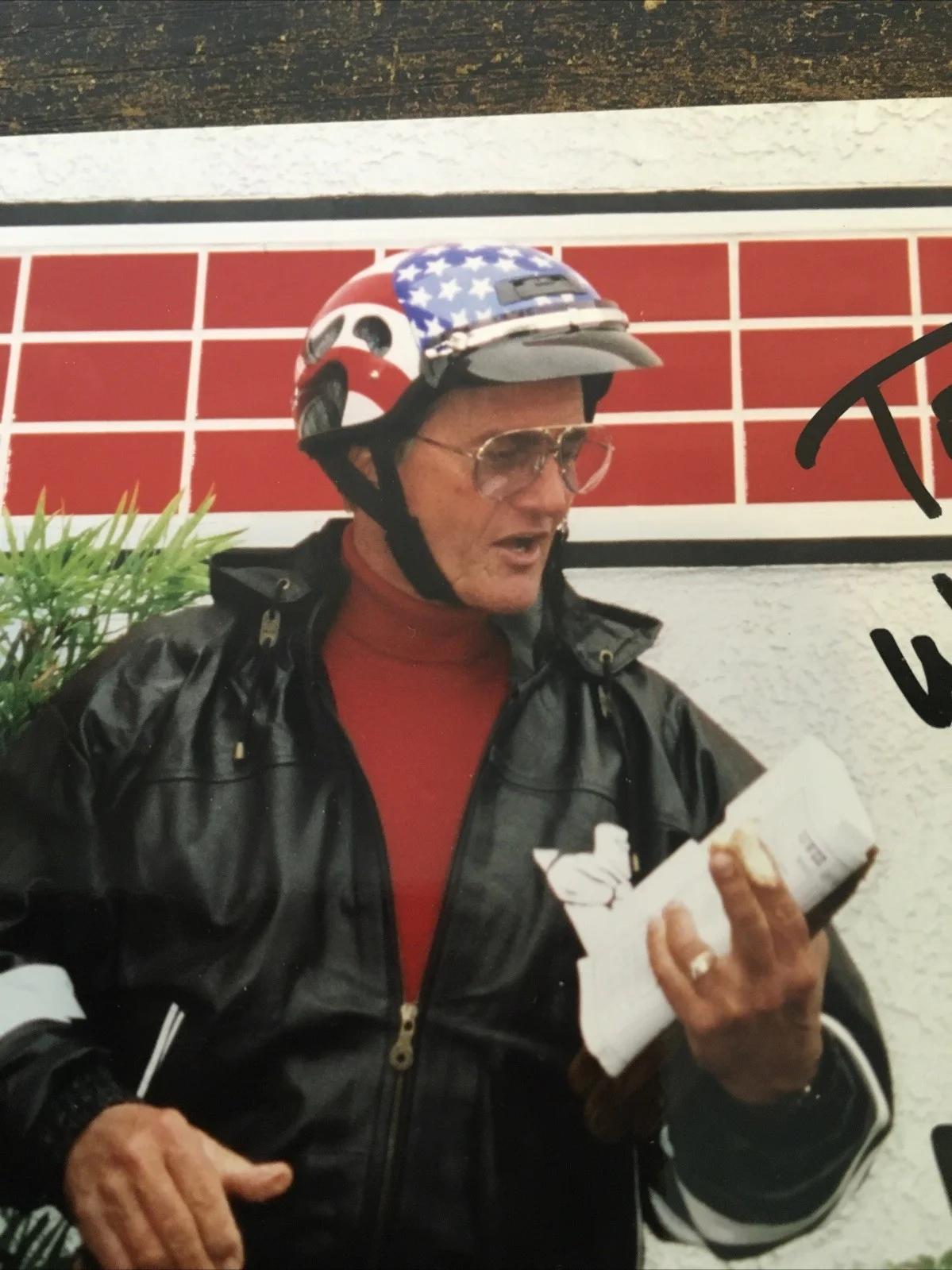 Pat Boone Signed 5x7 Photo 1998 Love Ride CA In Person Autograph No COA, изображение 3