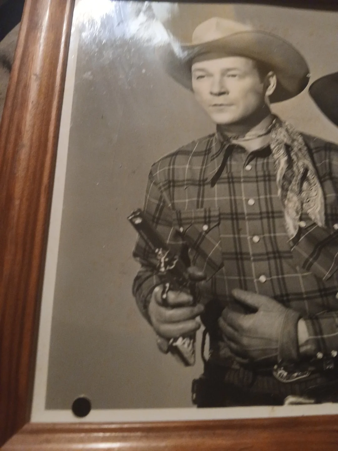 Penny edwards — Penny Edwards w Roy Rogers autographed promo b&w 8x10 signed in person @ MFF, изображение 4