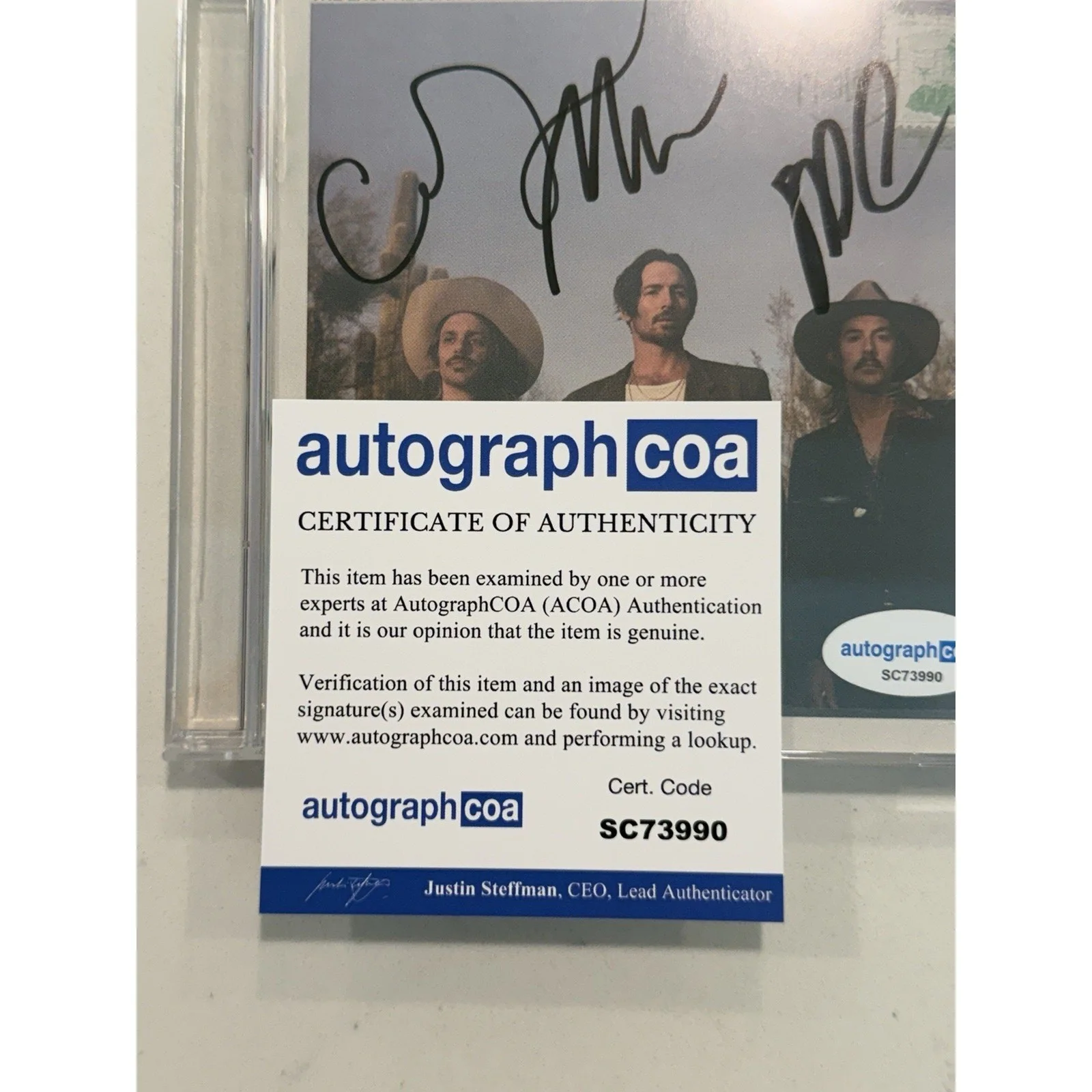 Midland The Last Resort: Greetings From Signed CD Autographed COA #5, image 2