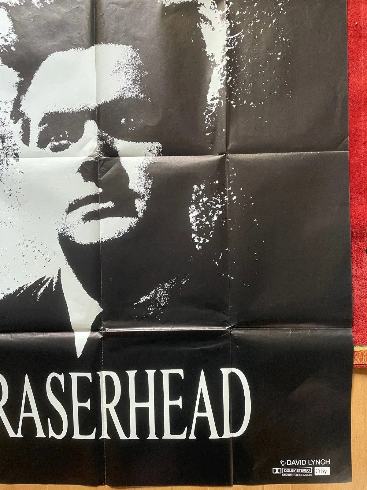 ERASERHEAD (1977) Original French Re-Release Movie Poster David Lynch, image 5