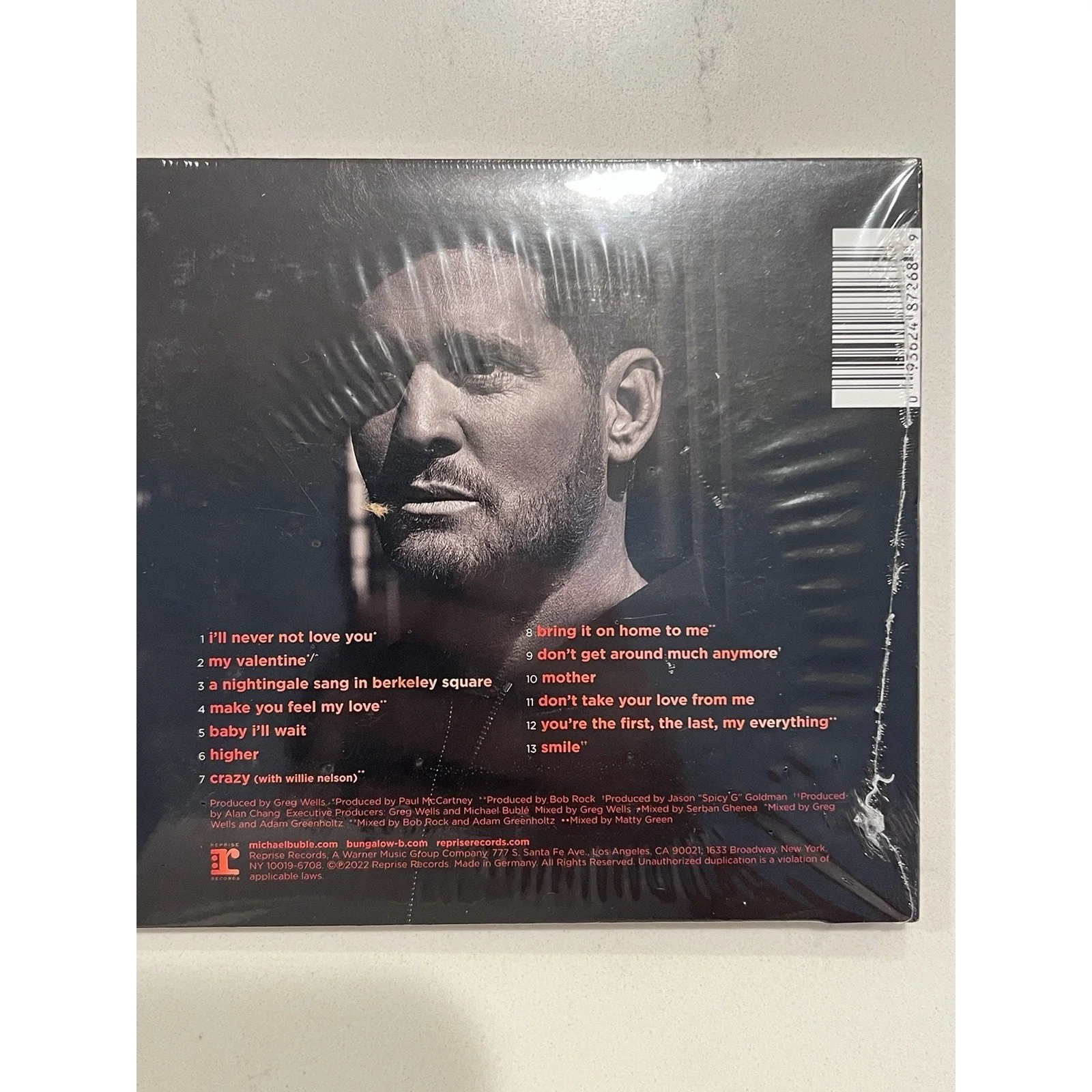 Michael Buble Higher Autographed Signed In Silver Booklet & Sealed Target CD #1, изображение 4