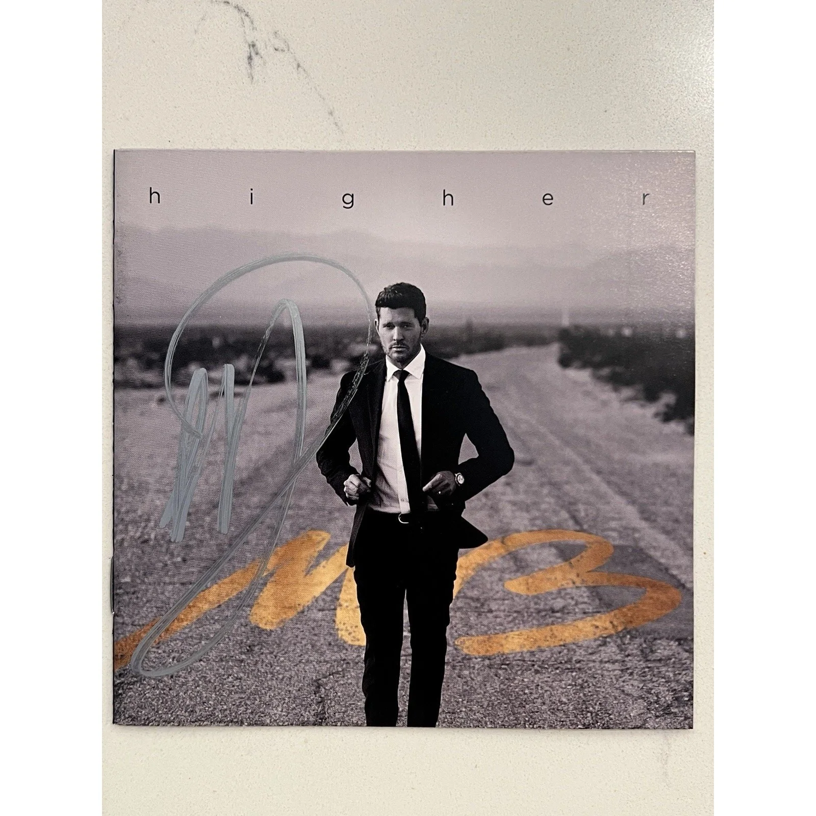 Michael Buble Higher Autographed Signed In Silver Booklet & Sealed Target CD #1, изображение 5