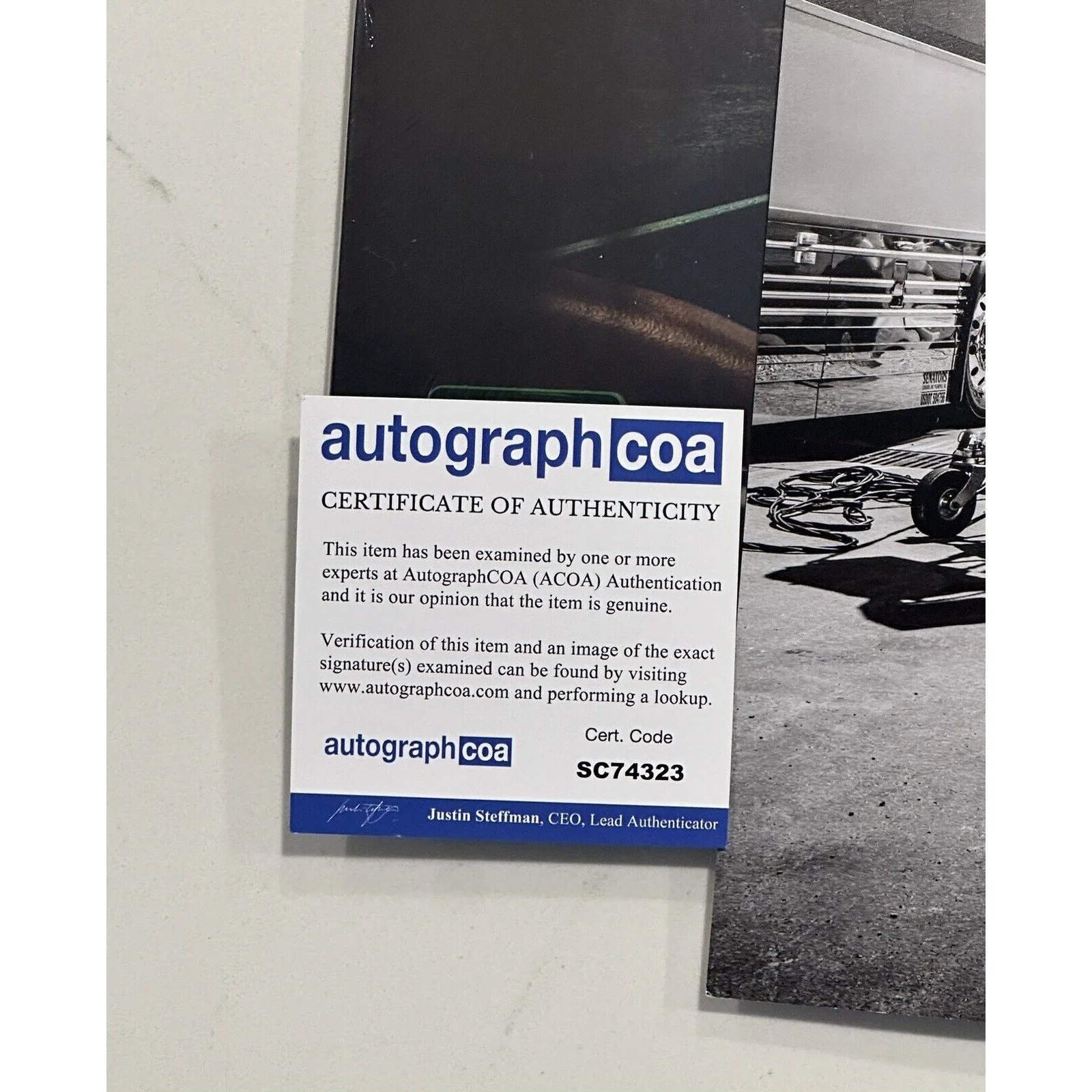 ALICE COOPER SIGNED "ROAD" 2 LP 180 GRAM VINYL DVD SET COA Autograph Insert ACOA, image 2