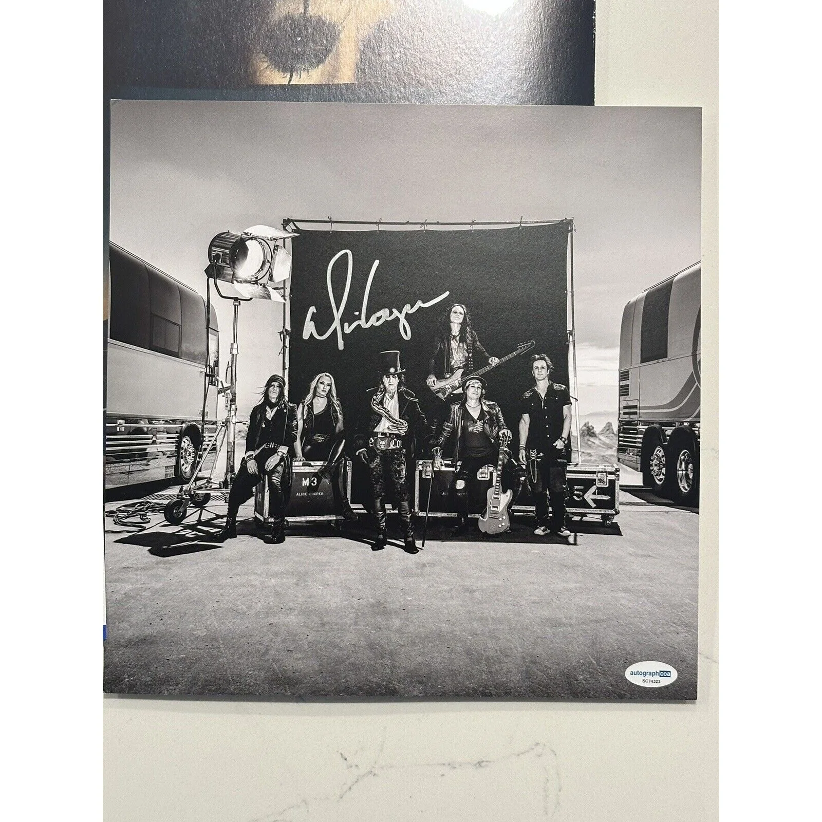ALICE COOPER SIGNED "ROAD" 2 LP 180 GRAM VINYL DVD SET COA Autograph Insert ACOA, image 3