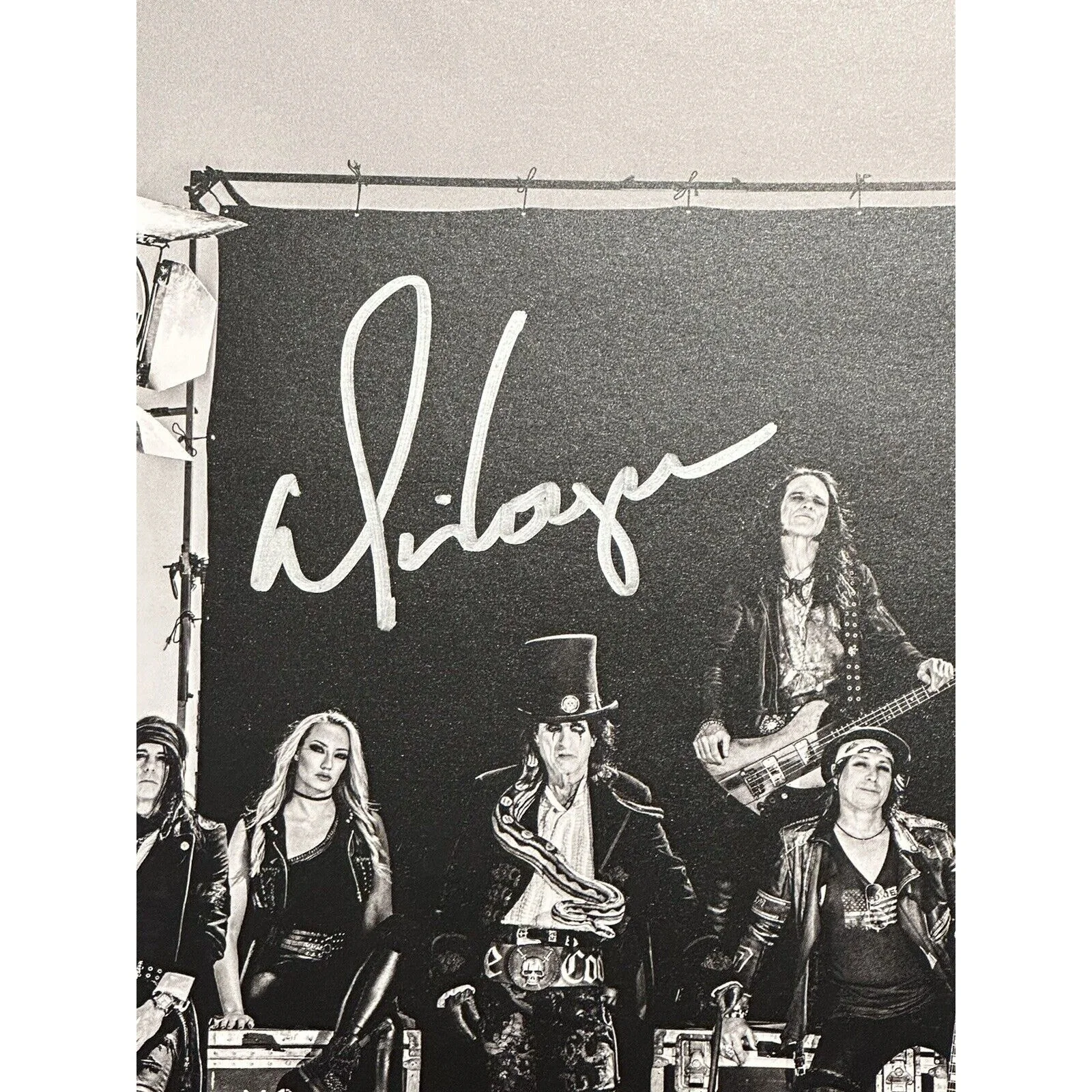 ALICE COOPER SIGNED "ROAD" 2 LP 180 GRAM VINYL DVD SET COA Autograph Insert ACOA, image 5