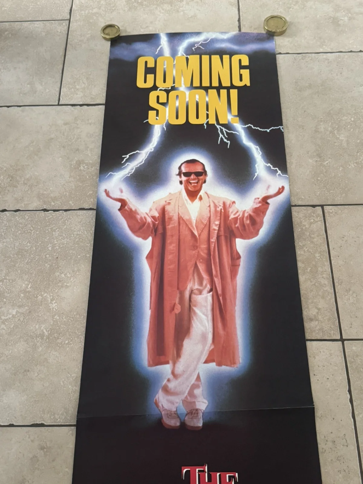 The Witches Of Eastwick (1987) Promo Video Shop Movie Poster - RARE rolled door, изображение 2