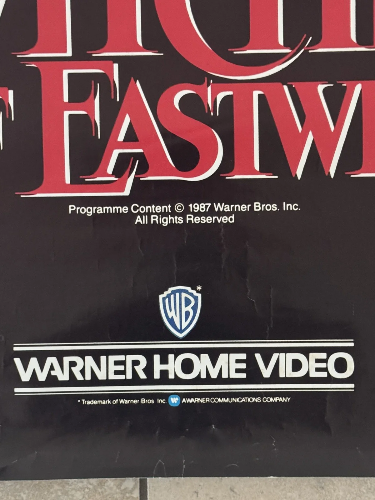 The Witches Of Eastwick (1987) Promo Video Shop Movie Poster - RARE rolled door, изображение 4