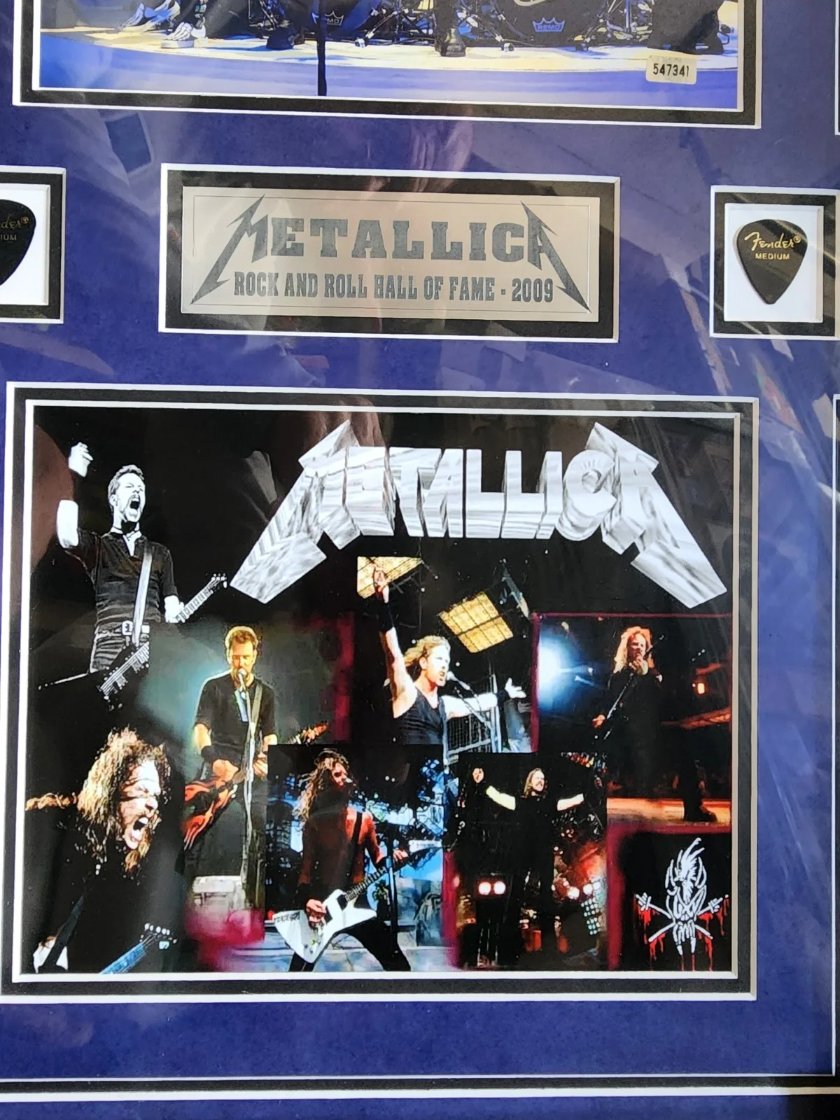 METALLICA Signed 8x10 Photo IN PERSON - WITH FULL LETTER OF AUTHENTICITY COA, изображение 2