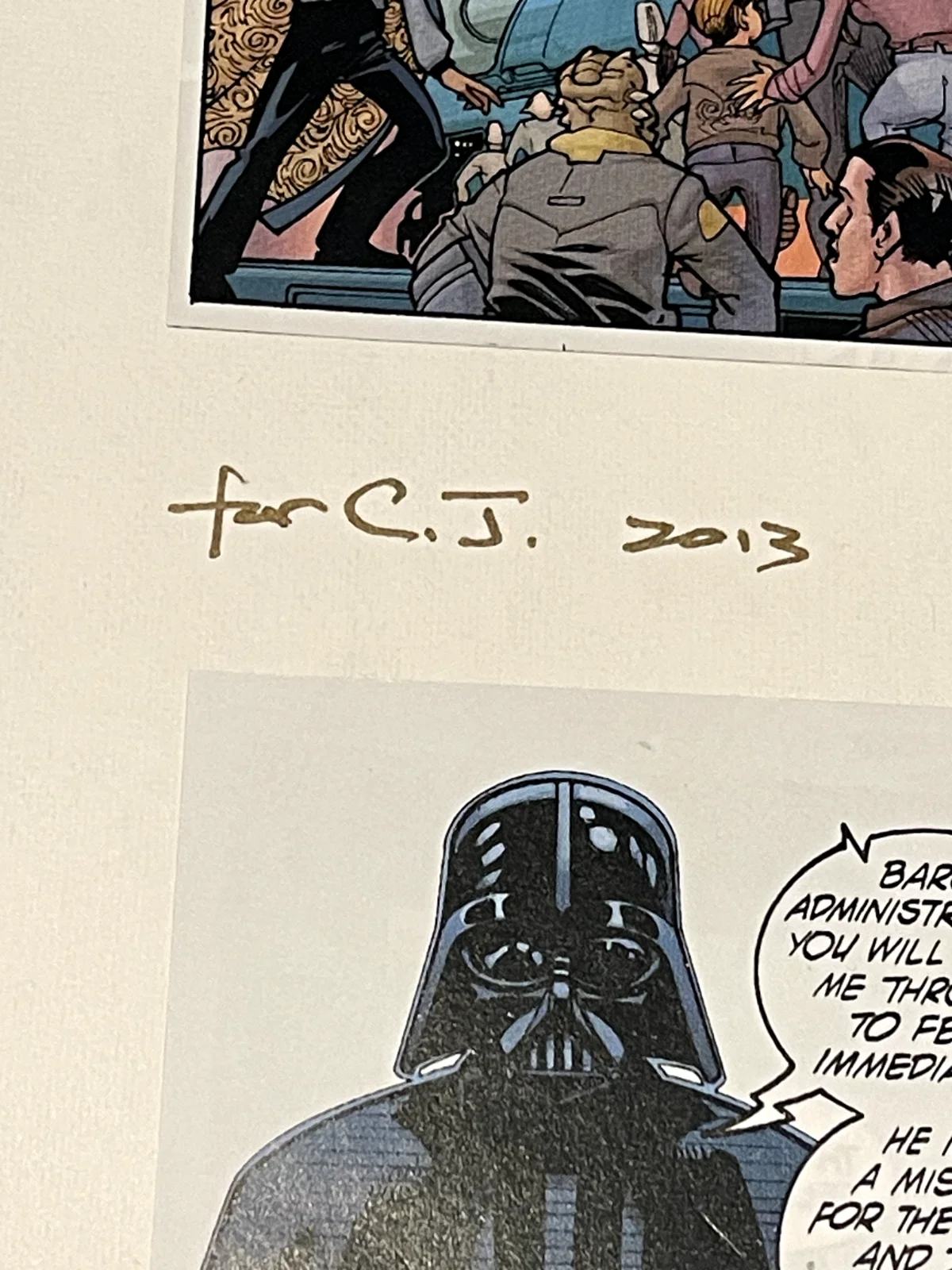 NICK MALEY — STAR WARS NICK MALEY SIGNED COMIC YODA, изображение 2