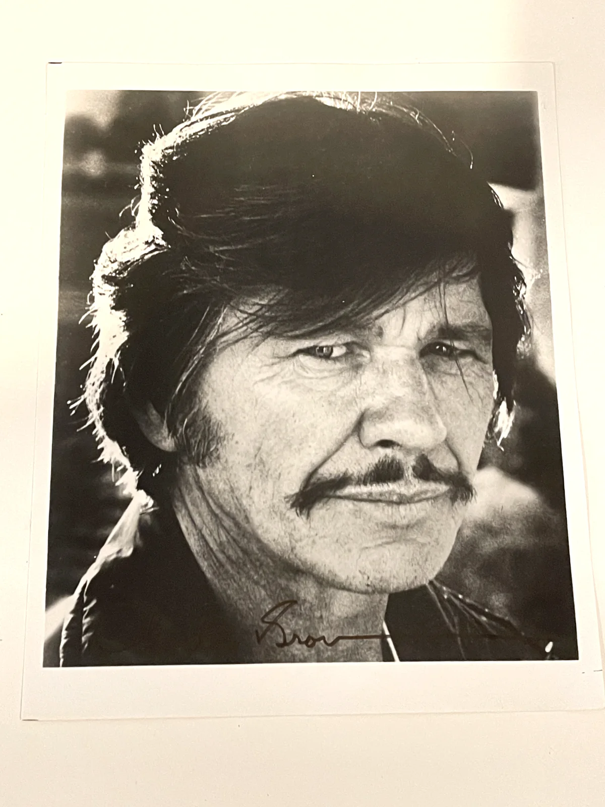 CHARLES BRONSON — CHARLES BRONSON SIGNED PHOTO, image 2