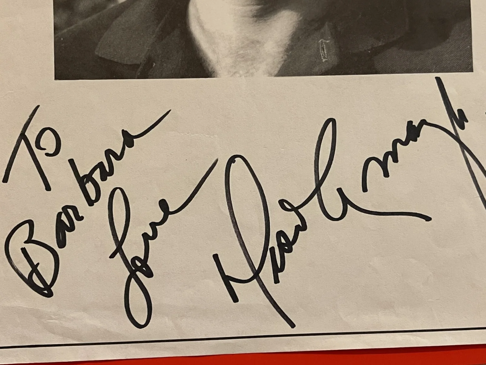 DESI ARNAZ Jr — AUTOGRAPH DESI ARNAZ JR. LUCILLE BALL SON SIGNED, image 2