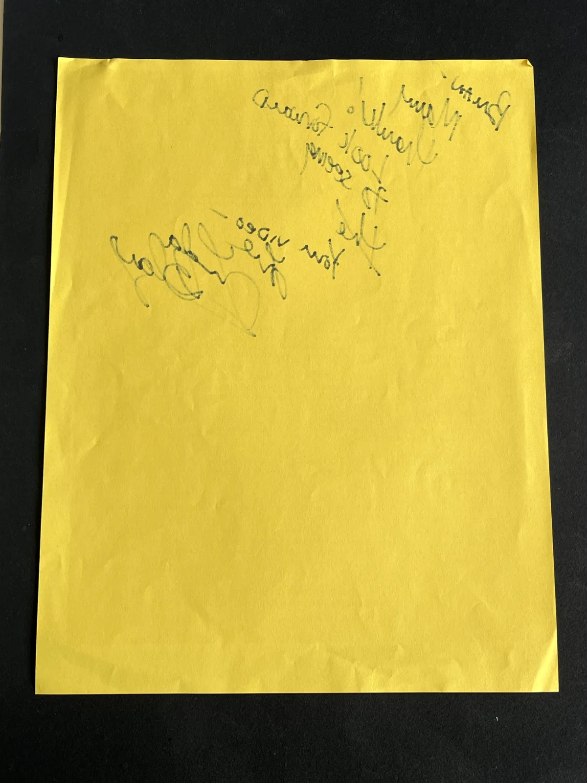 LINDA BLAIR — THE EXOCIST LINDA BLAIR SIGNED RESUME FAN CLUB, изображение 2