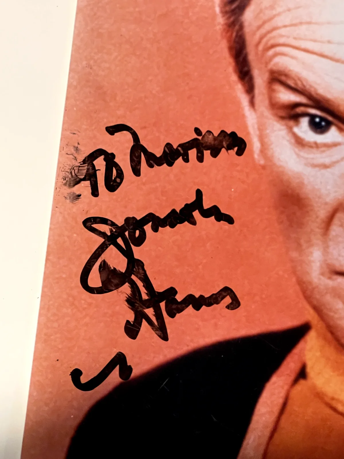 JONATHAN HARRIS — LOST IN SPACE JONATHAN HARRIS SIGNED PHOTO, image 2
