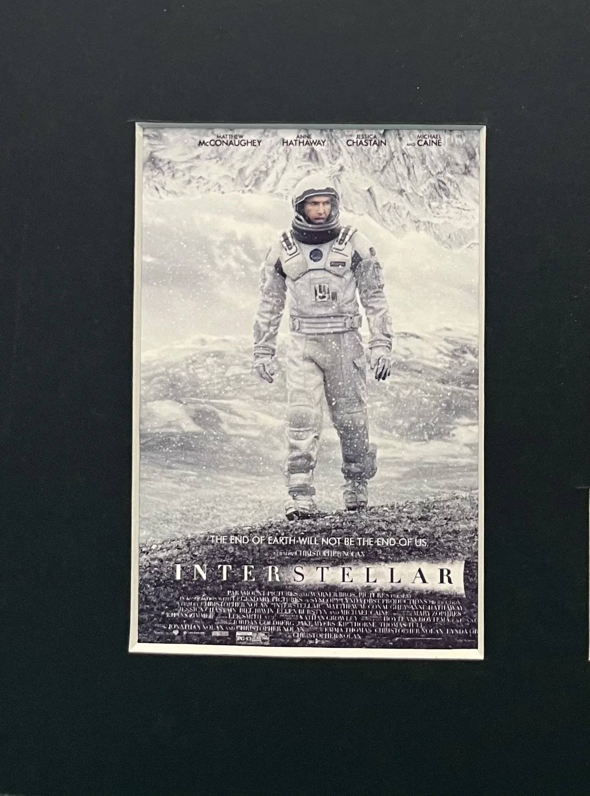 INTERSTELLAR. Matthew McConaughy. 35mm Film Cell Mounted Display, изображение 2