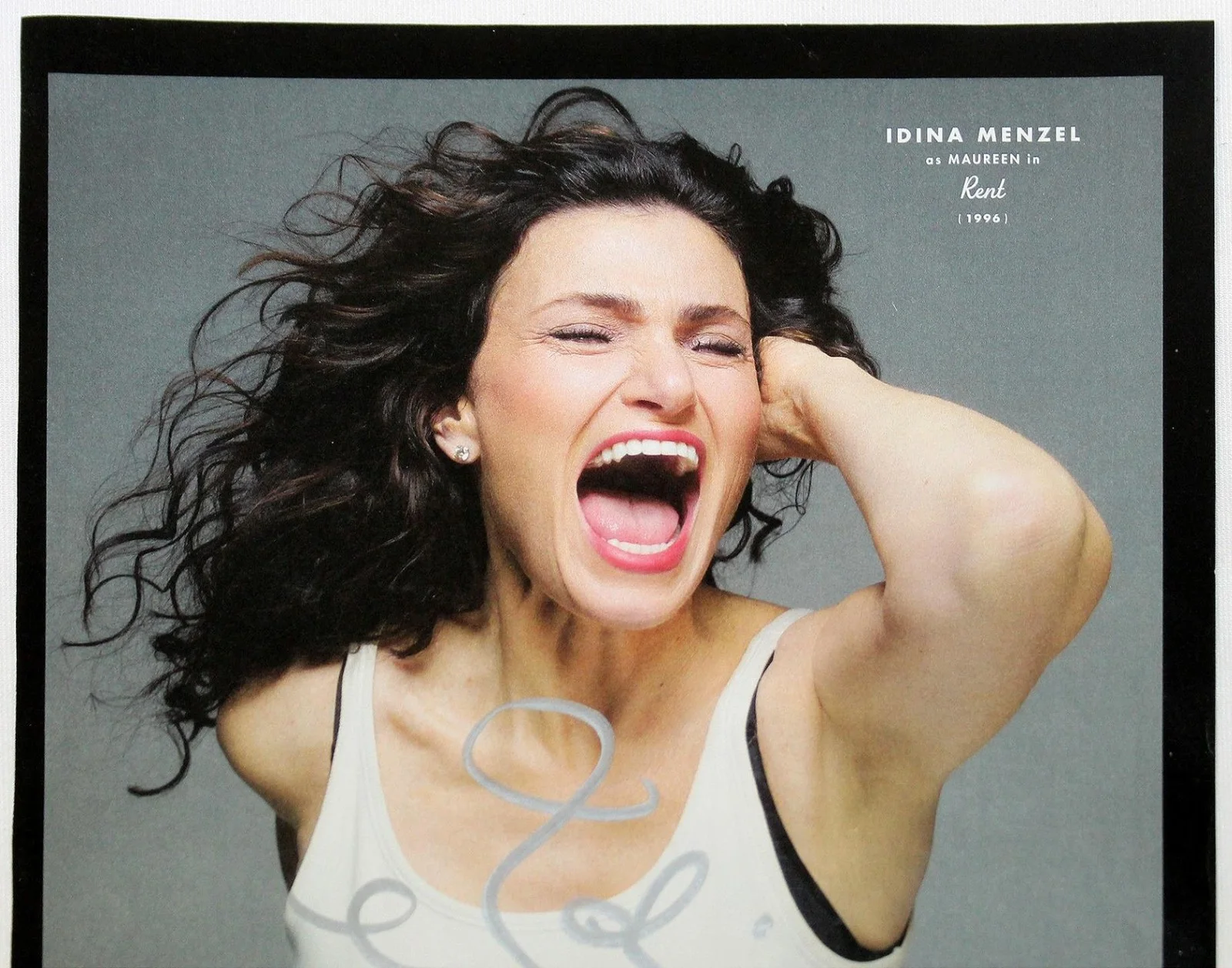 Idina Menzel Signed New York Magazine Broadway Edition Photo Page BWB, изображение 2