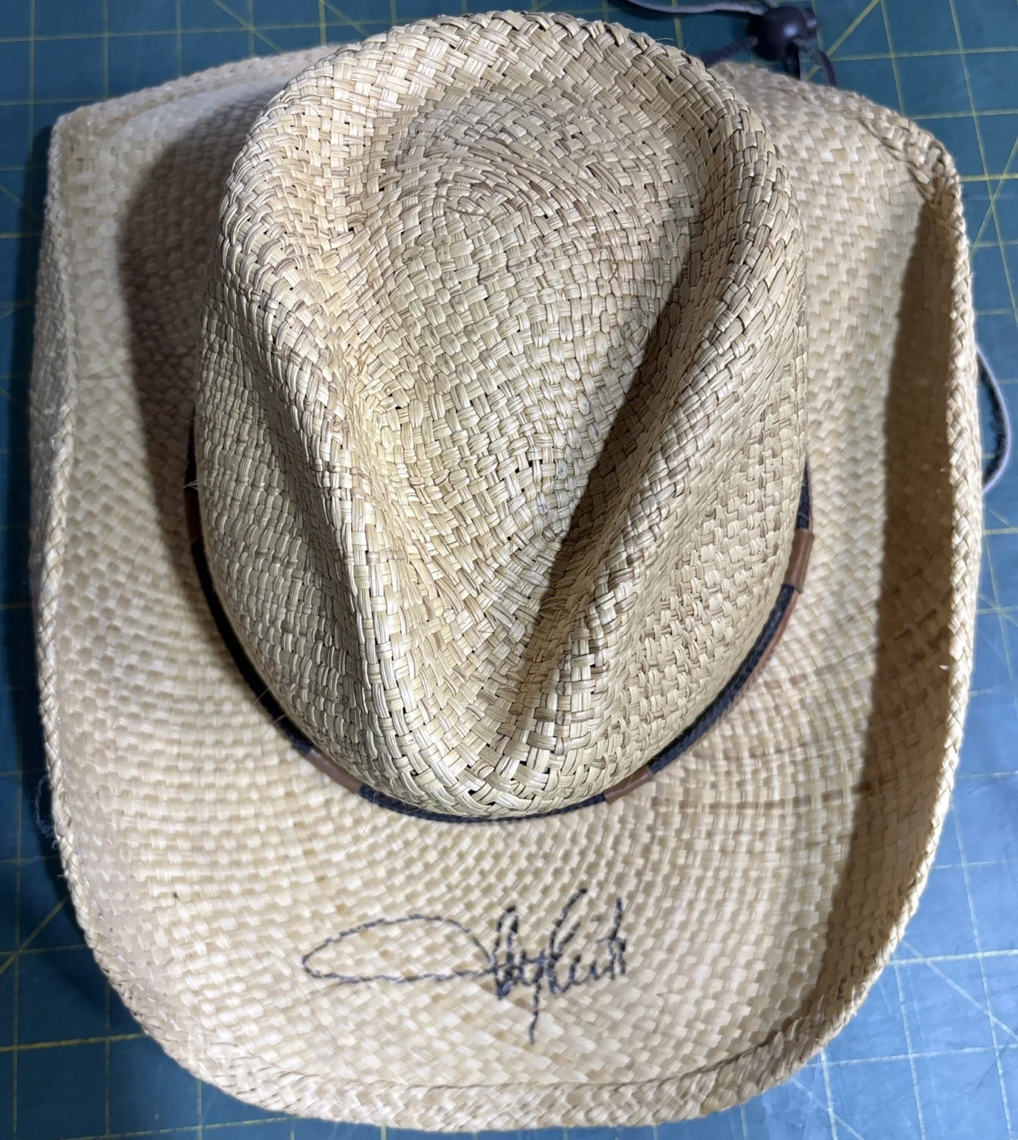 Autographed Toby Keith Signed Monte Carlo Straw Cowboy Concert Hat, image 2