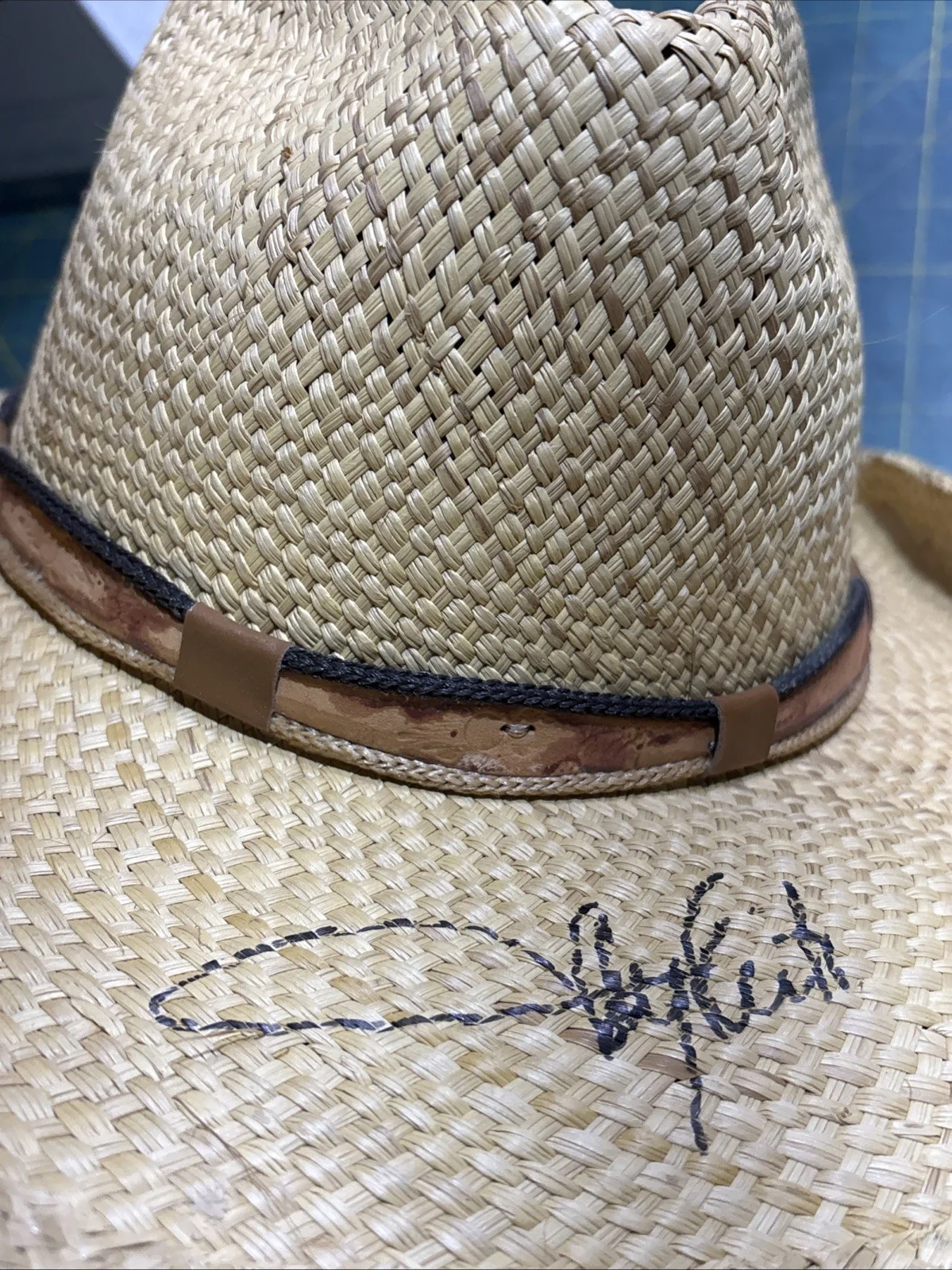 Autographed Toby Keith Signed Monte Carlo Straw Cowboy Concert Hat, image 5