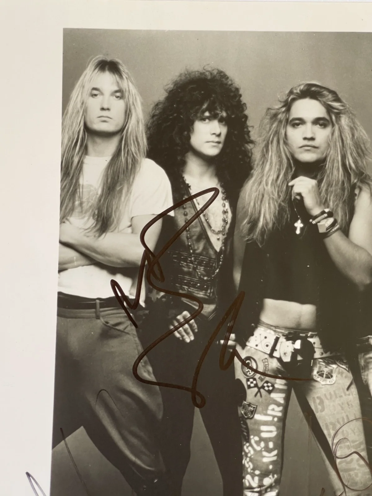 BULLET BOYS SIGNED PHOTO HEAVY METAL ROCK VINTAGE BAND, image 3