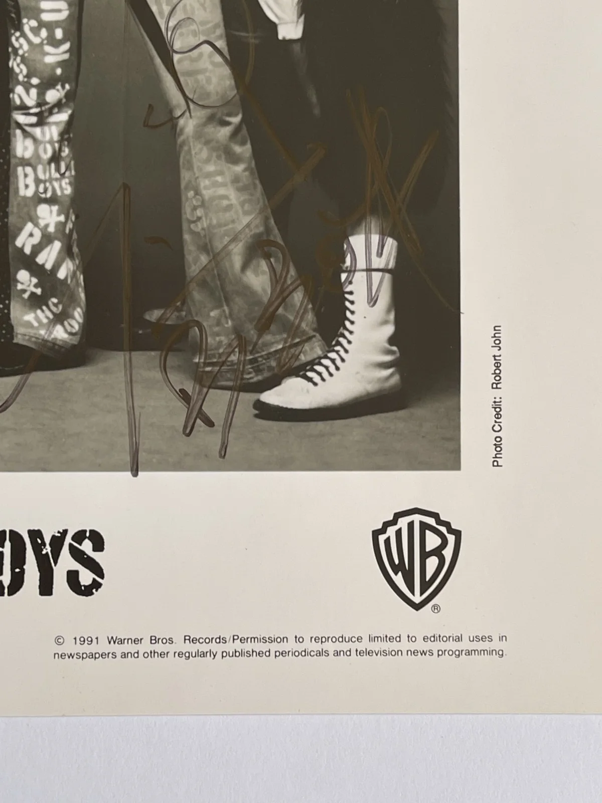 BULLET BOYS SIGNED PHOTO HEAVY METAL ROCK VINTAGE BAND, image 5